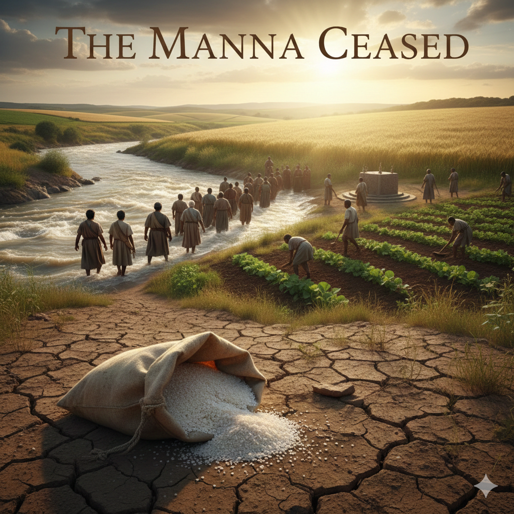 The Manna Ceased 