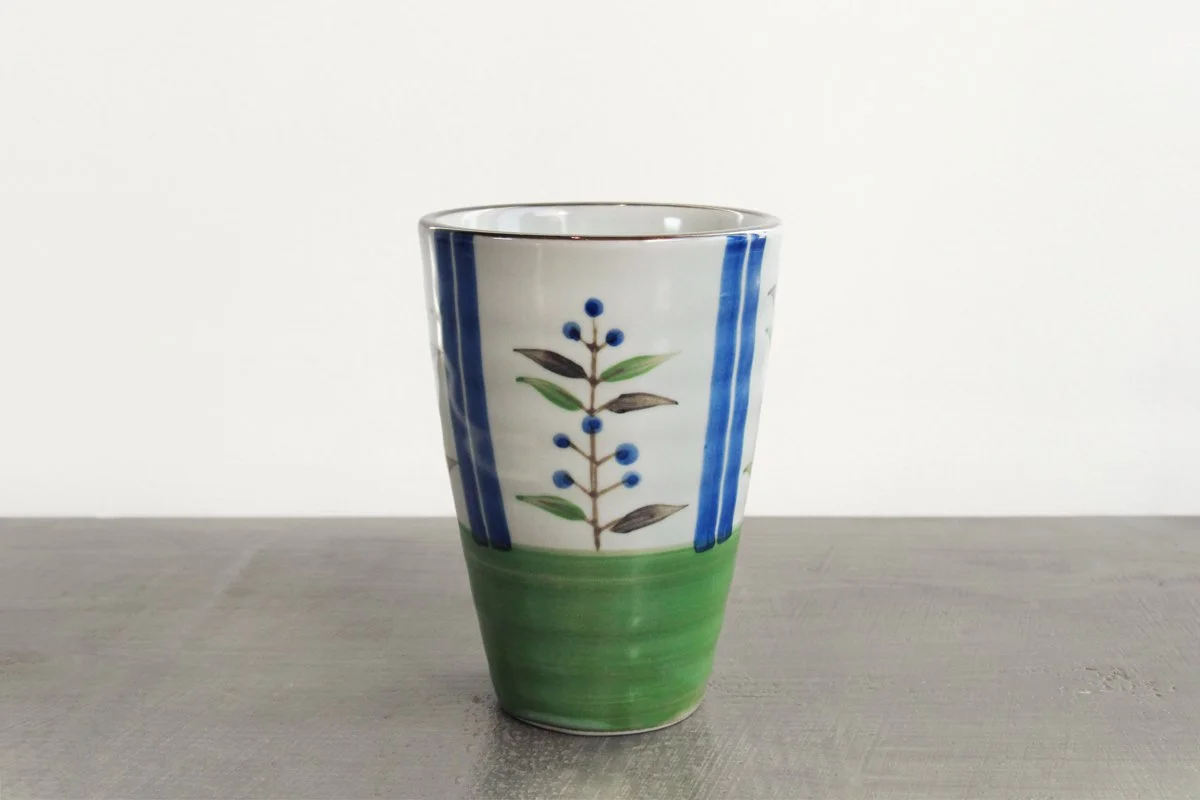 Japanese Style Botanical Teacup