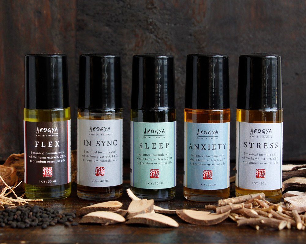 Arogya’s full collection of Herbal Roll-on Oils