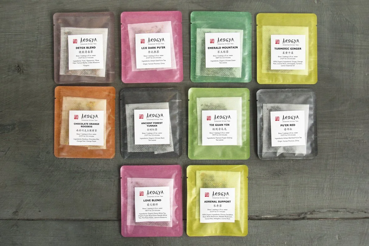 Tea Sampler Gift Pack with 10 colorful teabags