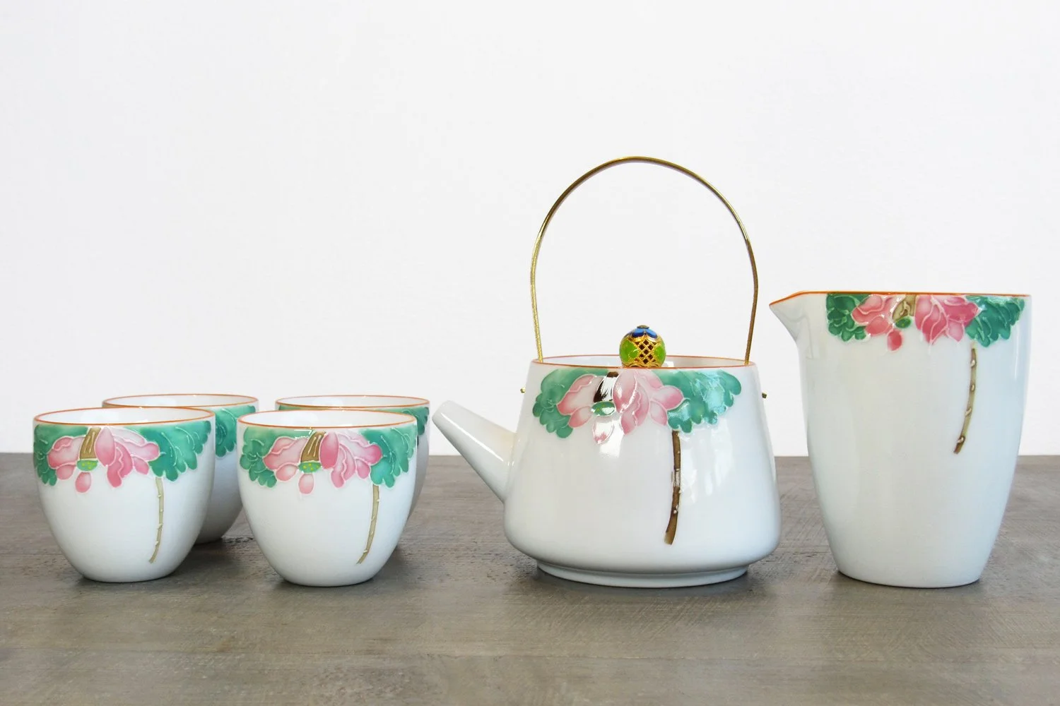Lotus Flower Tea Set (6 pcs)