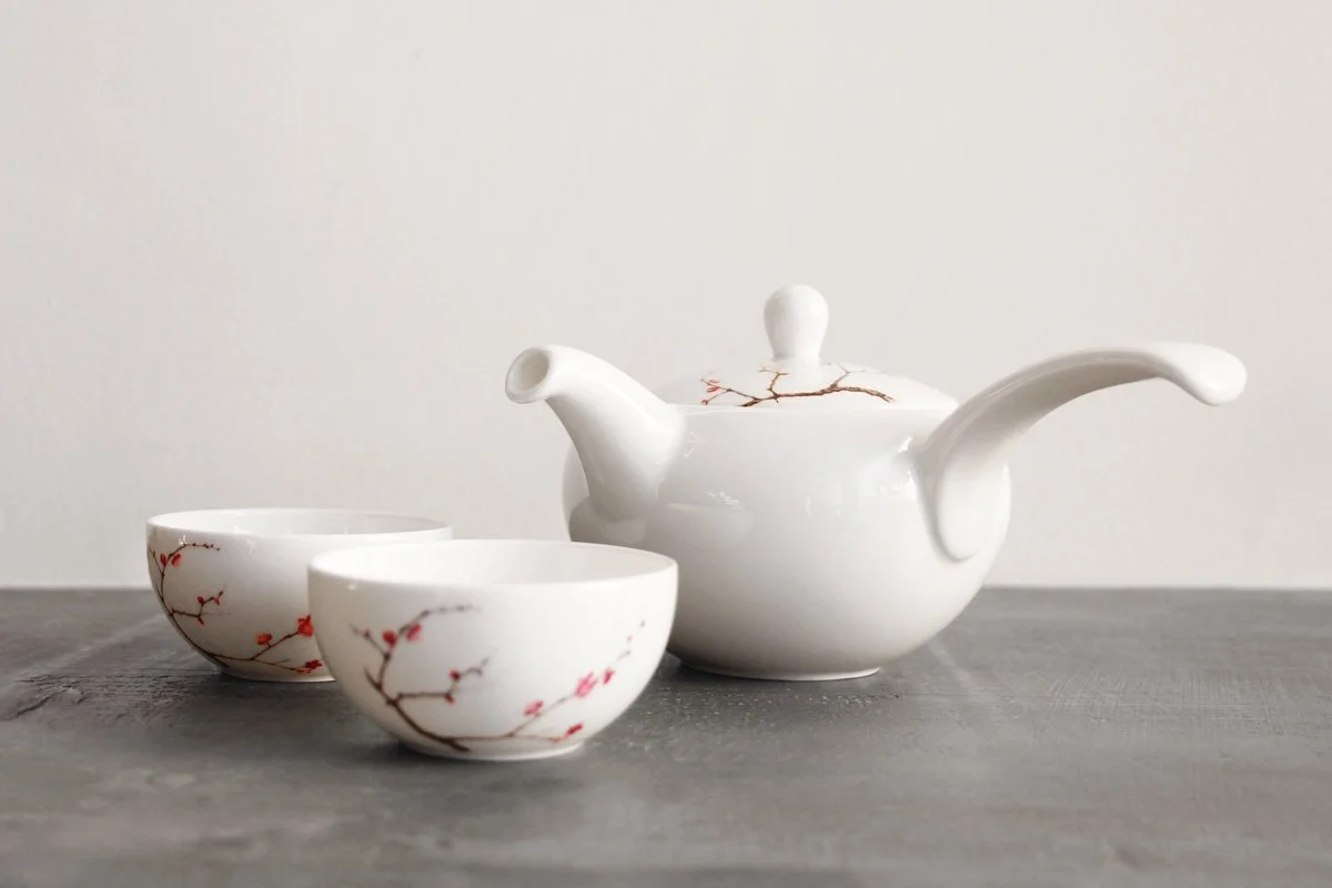 Kyusu Tea Set - Cherry Blossom
