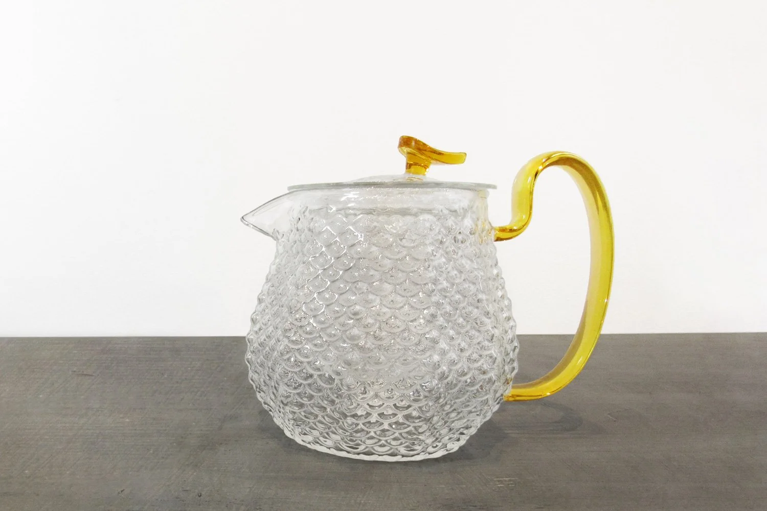 Glass Teapot Scale Pattern