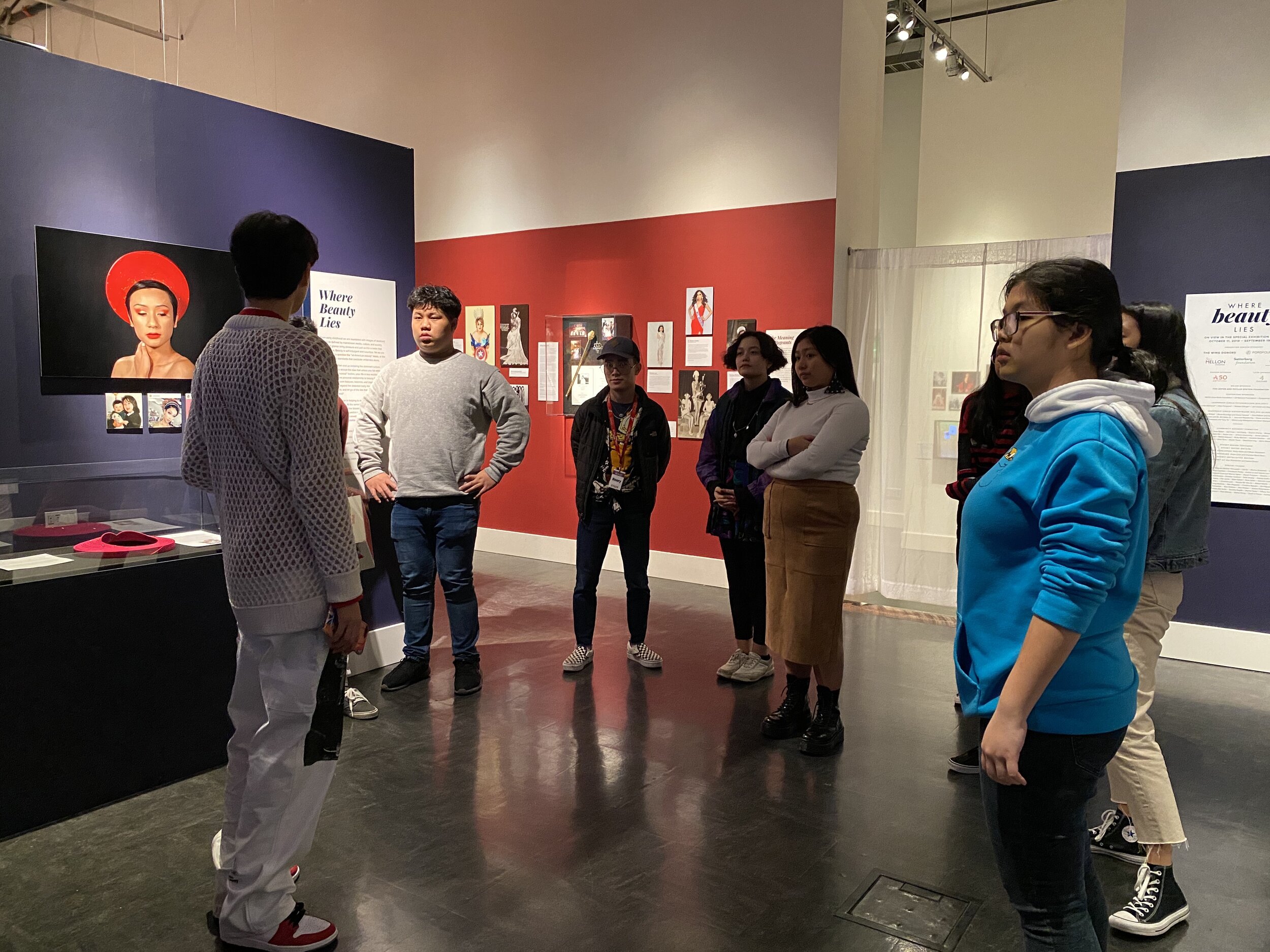  Students visit Where Lies Beauty exhibit at the Wing Luke.  