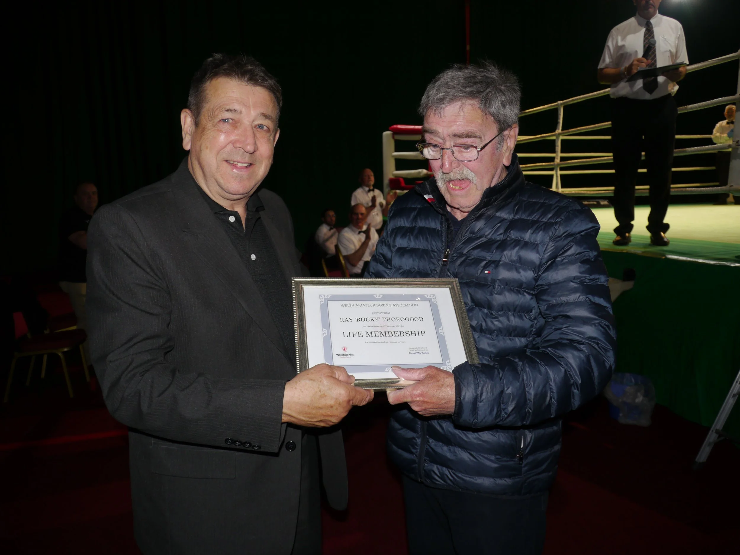 New Life Membership Presentation to Ray 'Rocky' Thorogood