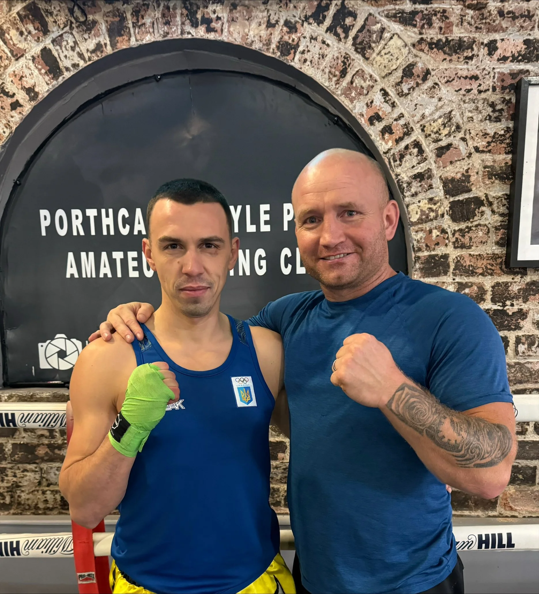 Ukrainian Rostislav Lobenko providing inspiration at Porthcawl and Pyle ABC&nbsp;