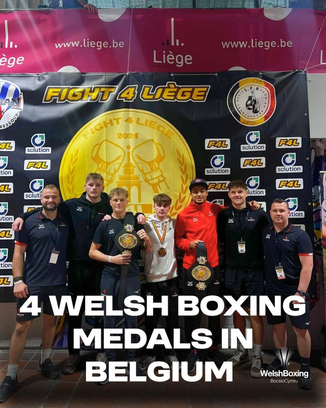 🥊🇧🇪 Welsh Boxing shines in Belgium! 🇧🇪🥊

We&rsquo;re coming home from the Fight 4 Li&egrave;ge International Tournament 2025 with 4 medals! 🏴󠁧󠁢󠁷󠁬󠁳󠁿

🏅 Cory Jones (55kg) &ndash; Bronze
🥇 Axel Hegarty (60kg) &ndash; Gold + Boxer of the T