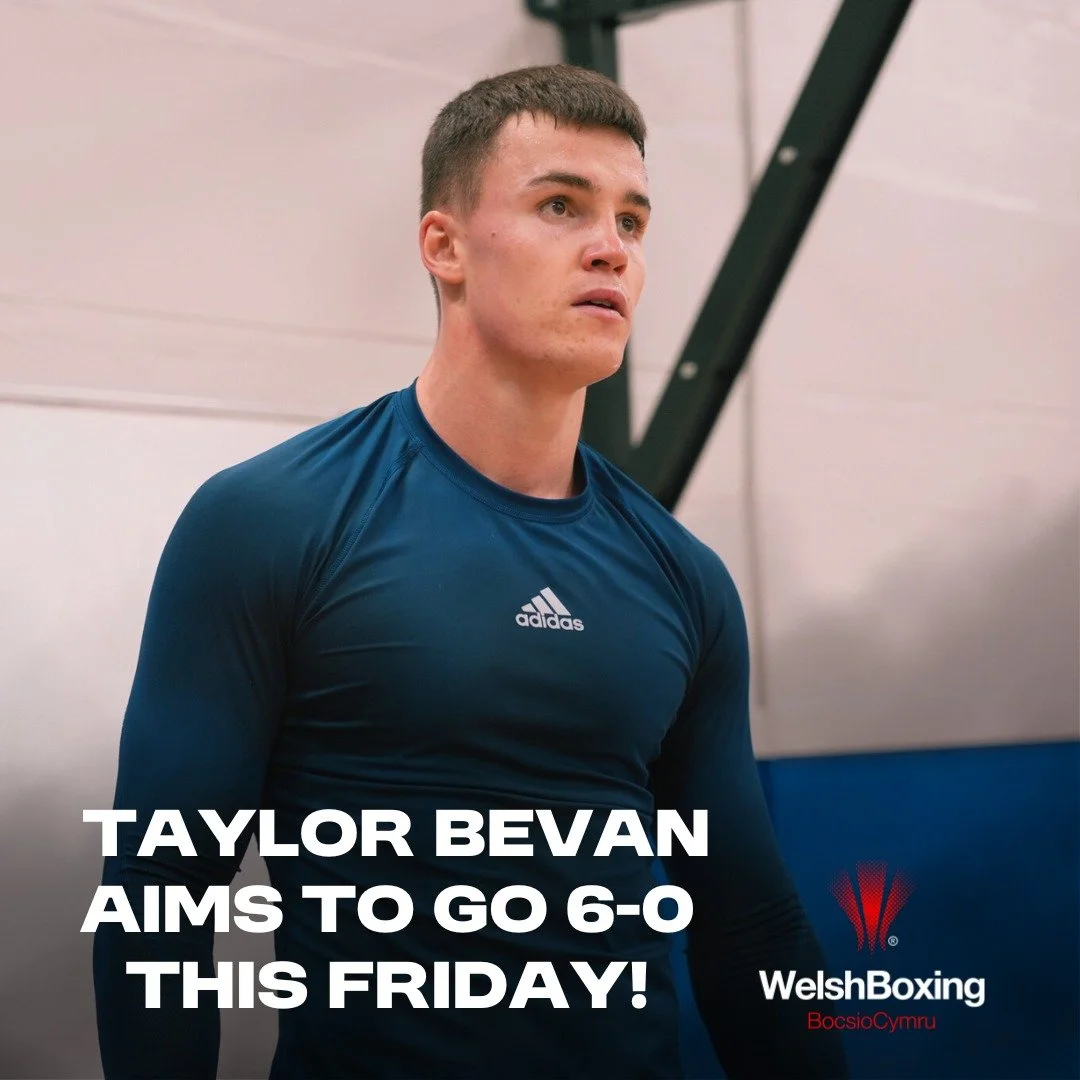 🥊 Best of luck to Taylor Bevan as he returns to the ring this Friday night at the iconic York Hall! 🏴󠁧󠁢󠁷󠁬󠁳󠁿

Bevan is looking to extend his unbeaten streak to 6-0, having claimed five stoppage victories so far 💥

He&rsquo;ll be taking on Luk