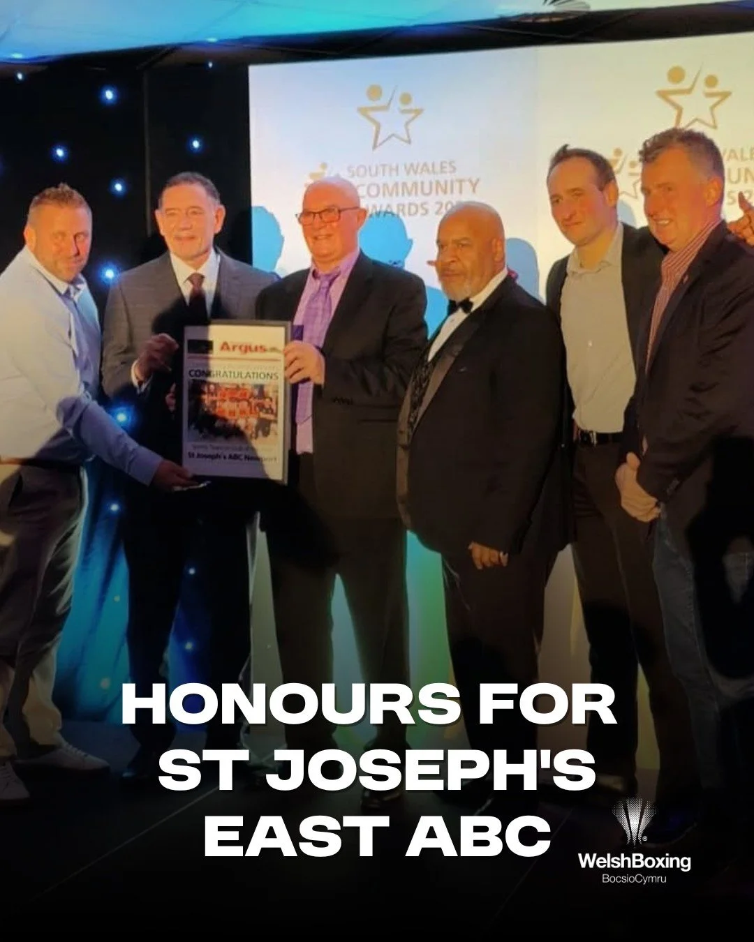 🏆 Huge congratulations to St Joseph’s East ABC! 🥊
We’re proud to share that St Joseph’s East ABC have been crowned Sports Club of the Year at the South Wales Community Awards! 👏
This well-deserved recognition celebrates the clu