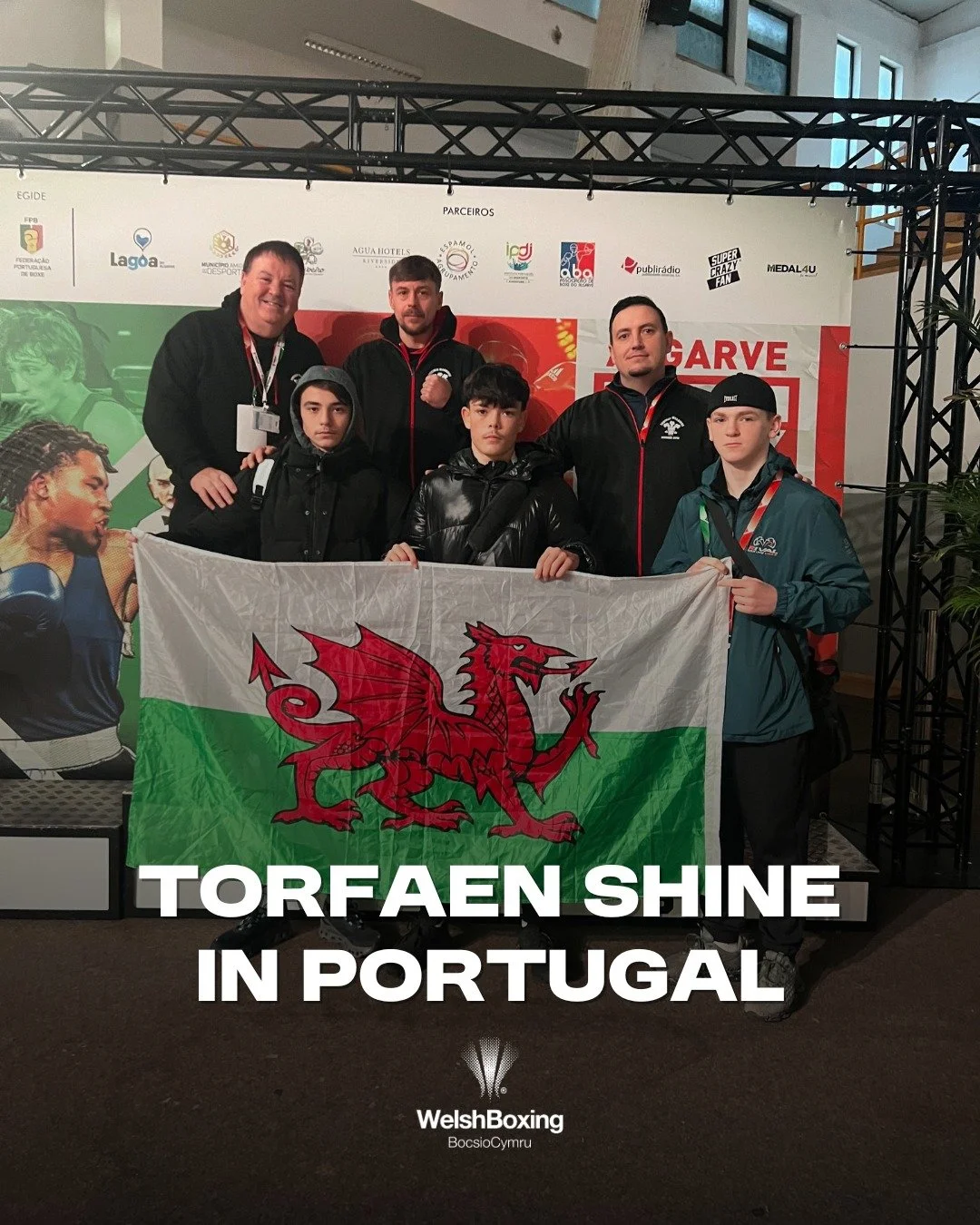 🥊🌍 Torfaen Warriors impress in Portugal!

Torfaen Warriors travelled to the 7th Algarve Box Cup (23&ndash;25 Jan) and came home with:

🏅 2 Gold Medals
🥈 1 Silver Medal
🏆 Voted 3rd Best Team out of 50 clubs

🔥 Champions crowned:
🥇 Shane McIntyr