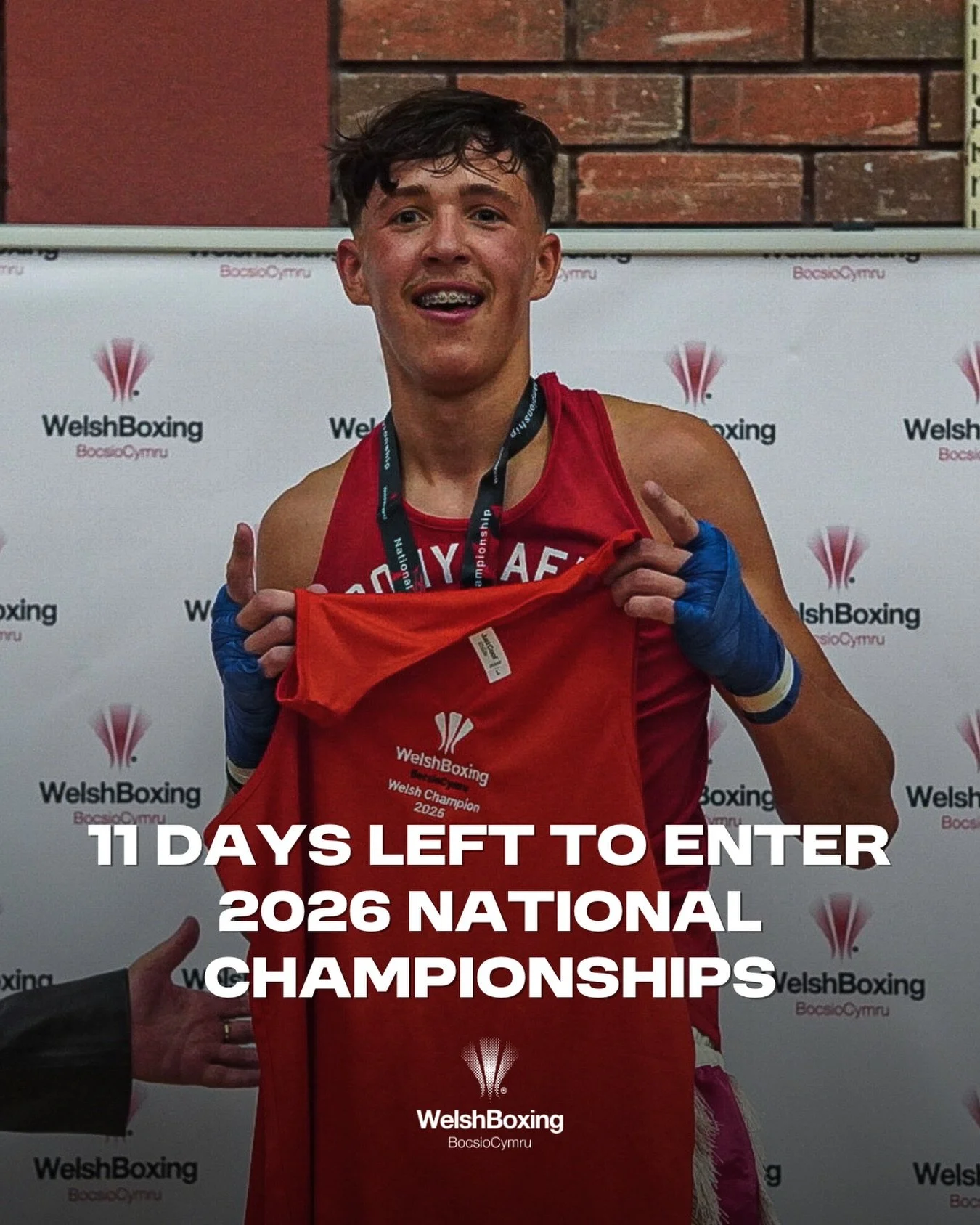 🥊 11 DAYS LEFT TO ENTER 🥊

Welsh Boxing National Championships 2026
Entries are still open for the 2026 Welsh Boxing National Championships, taking place at the Sport Wales National Centre, Cardiff.

This prestigious event brings together the best 