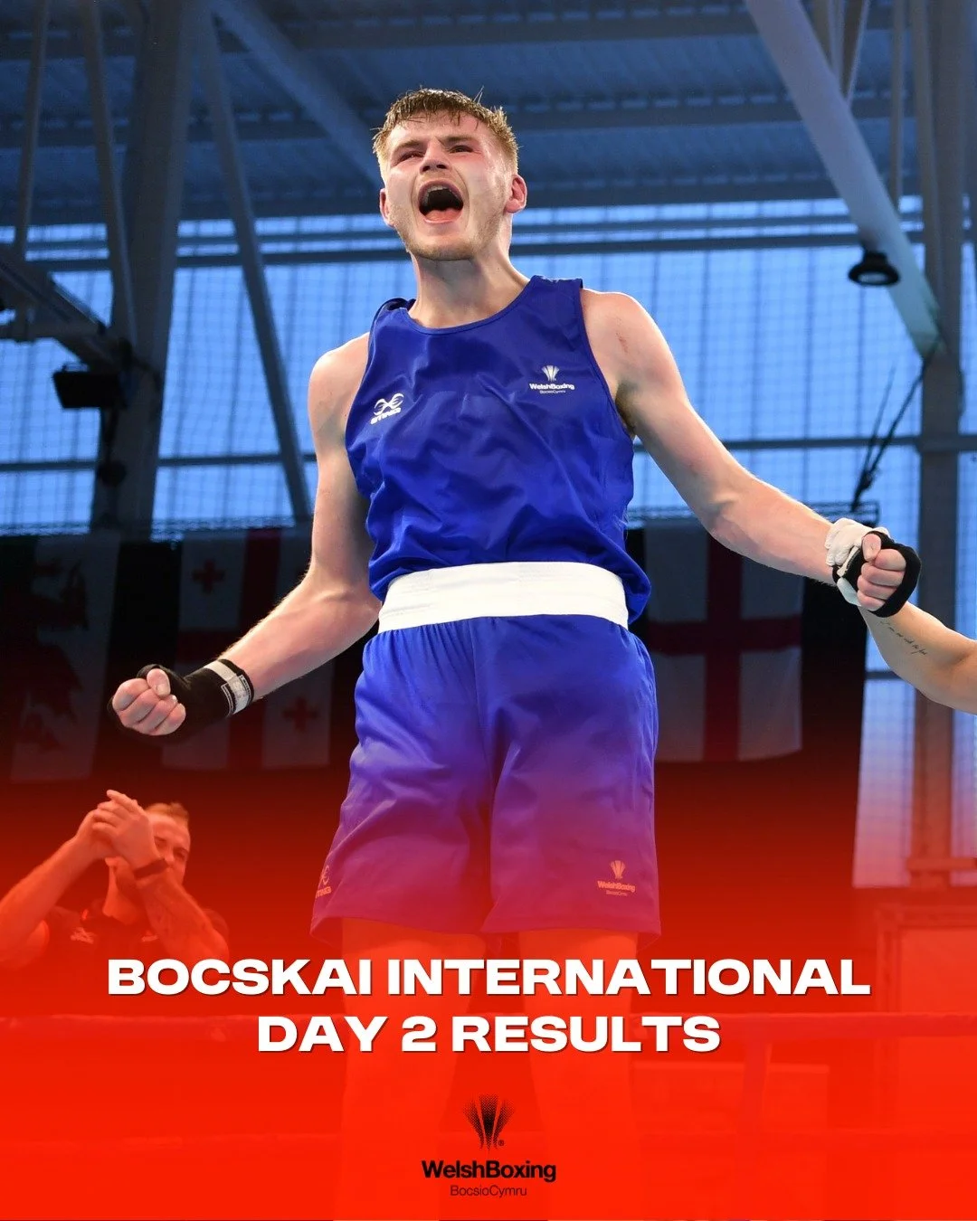 🥊 Day 2 Results | Bocskai International Tournament
📍 Debrecen, Hungary

Another competitive day for Welsh Boxing with strong efforts in the ring 👊🔥

Results:

🔹 W51kg - Niamh Brookes (WAL) vs Karmen Horvath (HUN)
✅ Niamh WON via unanimous decisi