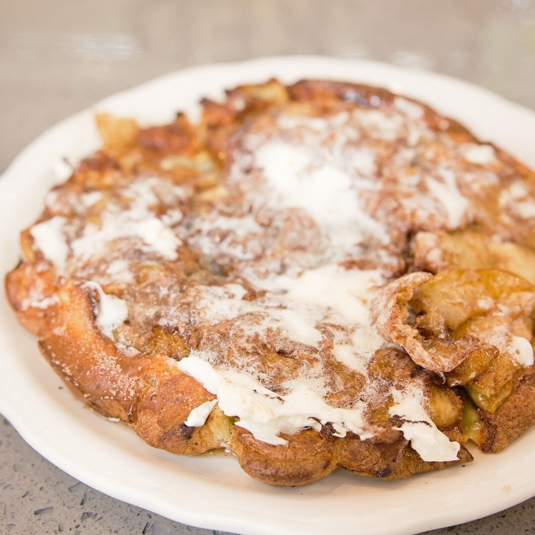 Who's ready for a delicious breakfast treat? 🍎 Richard Walkers has baked apple pancakes that are the perfect way to start your day! With fluffy pancake batter and tender chunks of caramelized apples, every bite is pure heaven. You won't be able to r