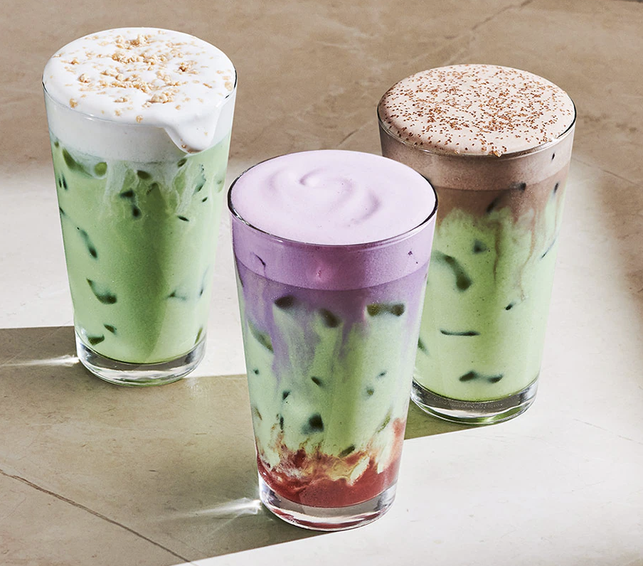 Stop by and Check out the Starbucks Matcha Menu!
