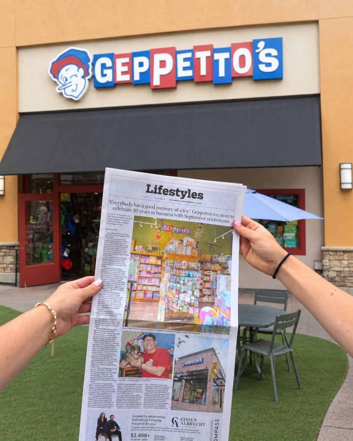 @geppettostoys is celebrating five decades of fun! 🪁 Join them this Saturday, September 19, from 9 AM - 3 PM as they celebrate 50 years in San Diego with giveaways, treats, crafts, activities, entertainment and plenty of surprises.

The fun doesn&rs