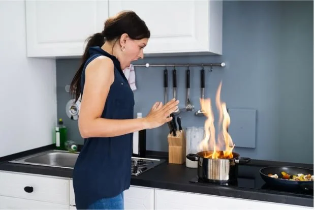 Cook Carefully to Prevent Fires