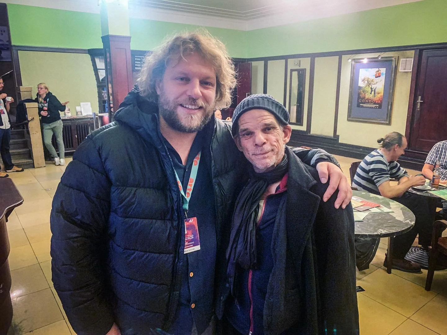Incredible @hoferfilmtage! It&rsquo;s always nice to meet people you admire, but what a surprise today to bump into Denis Lavant. From Lovers Of Pont Neuf, to Unkle&rsquo;s Rabbit in the Headlights, to Holy Motors&hellip; what an actor!! Congrats for