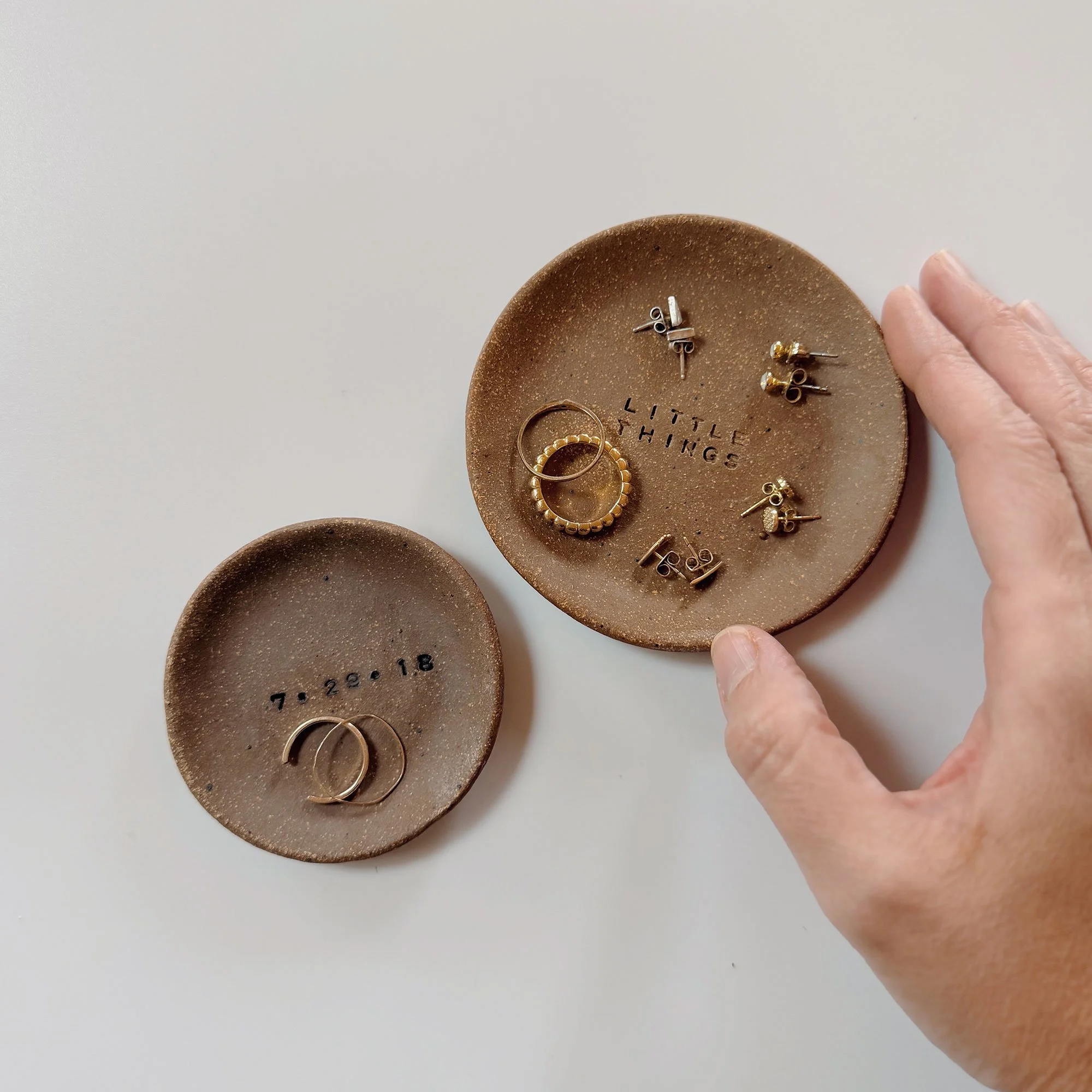Personalized Ceramic Ring Dish