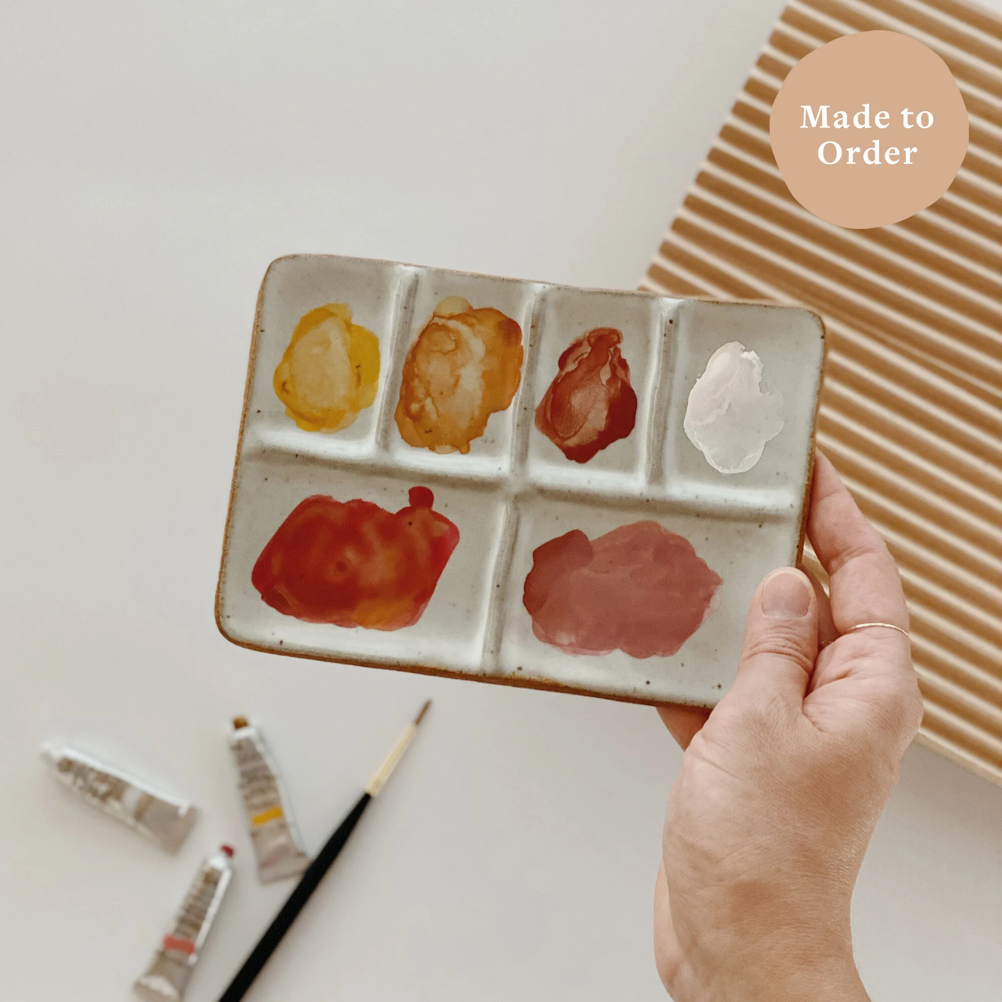 Ceramic Paint Palette