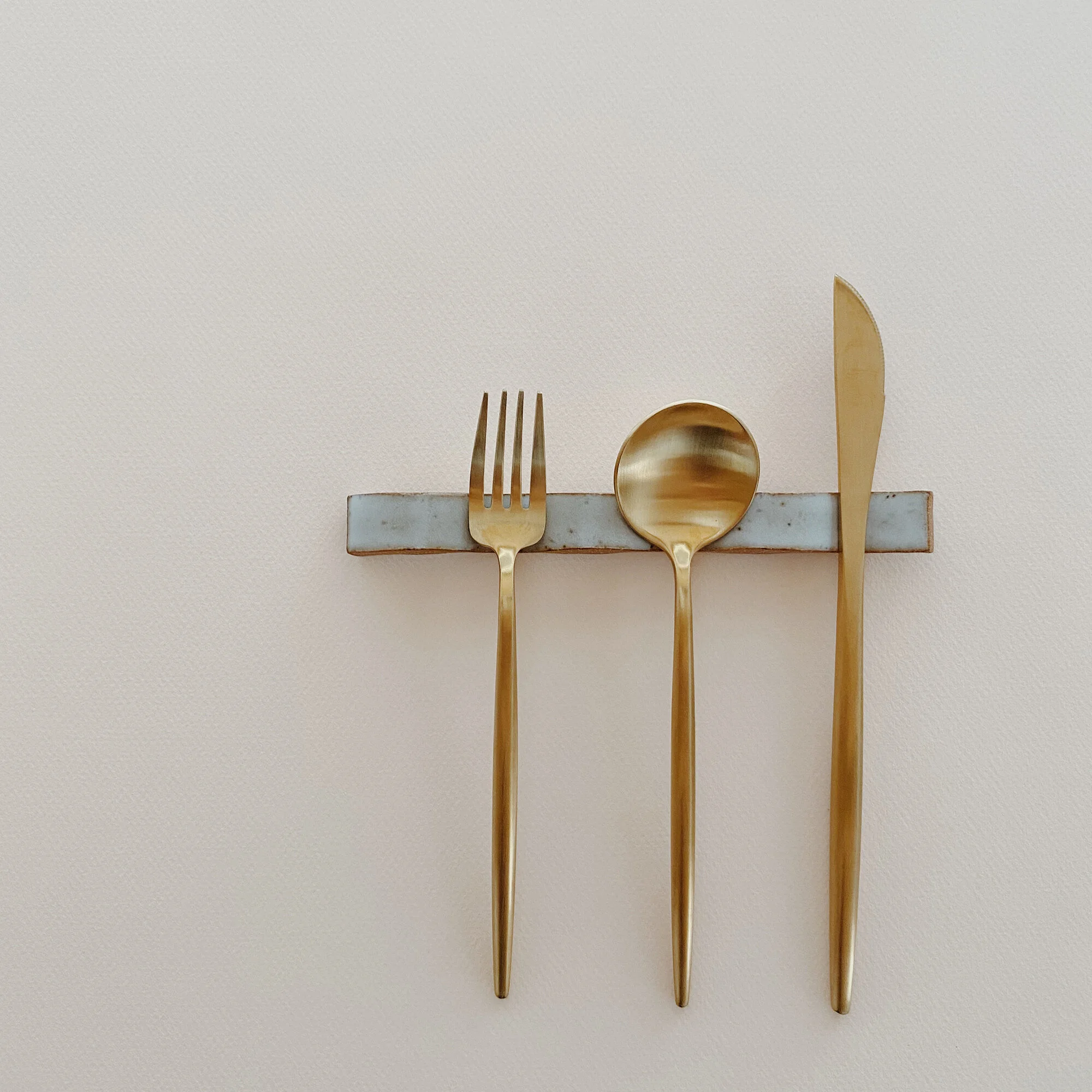 Ceramic Paintbrush Rest, Ceramic Utensil Rest
