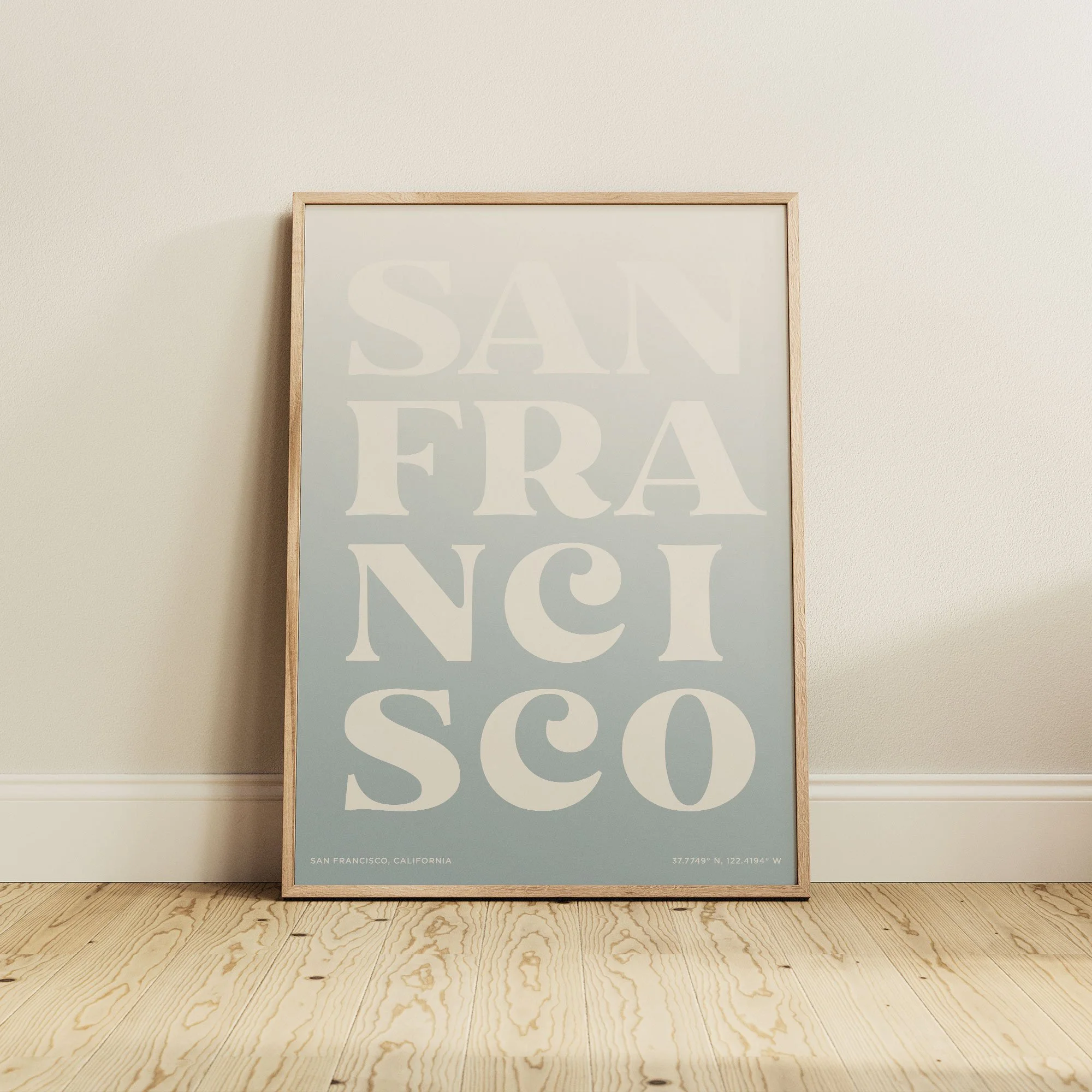 San Francisco Minimal Travel Print