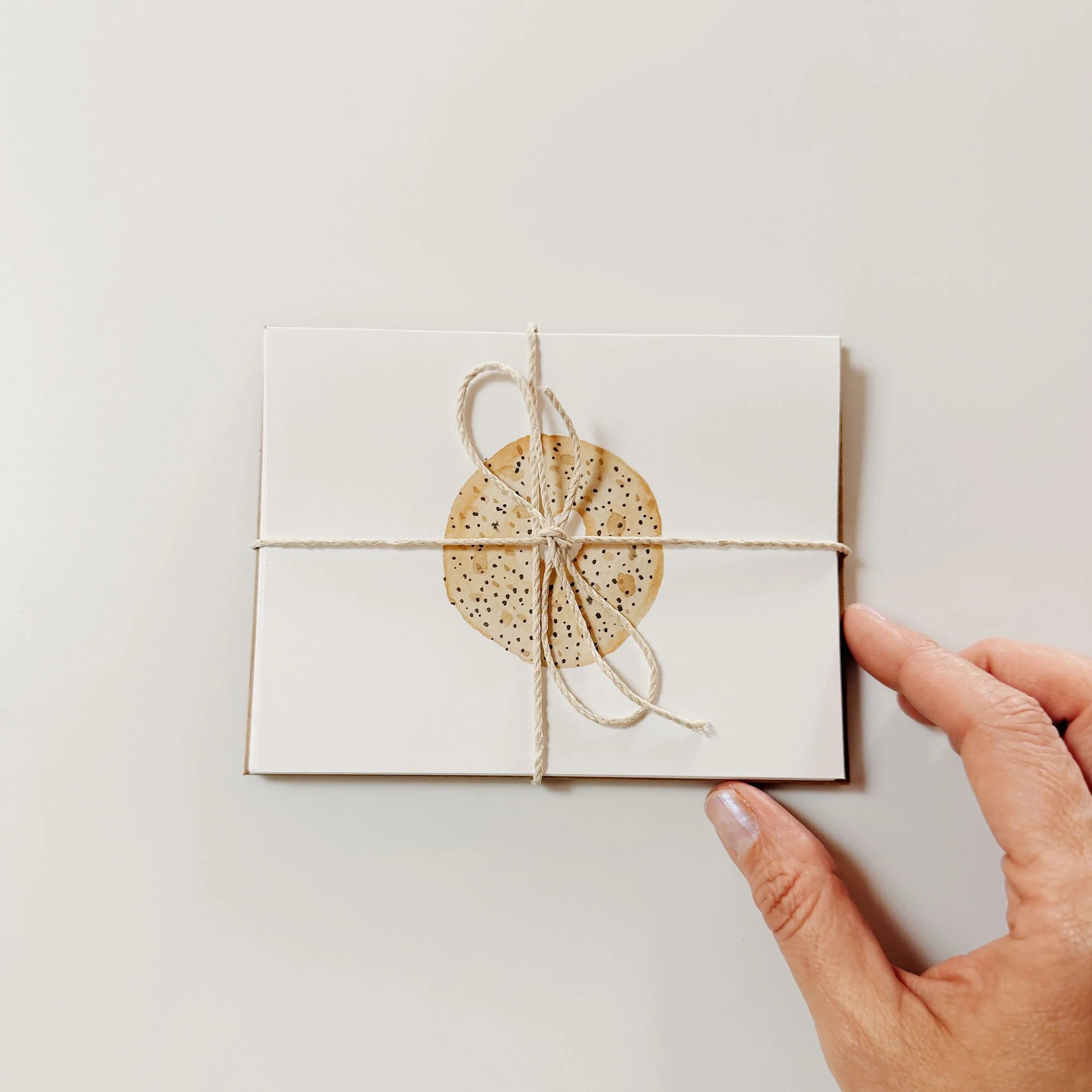 Everything Bagel Blank Notecards (Pack of 5)