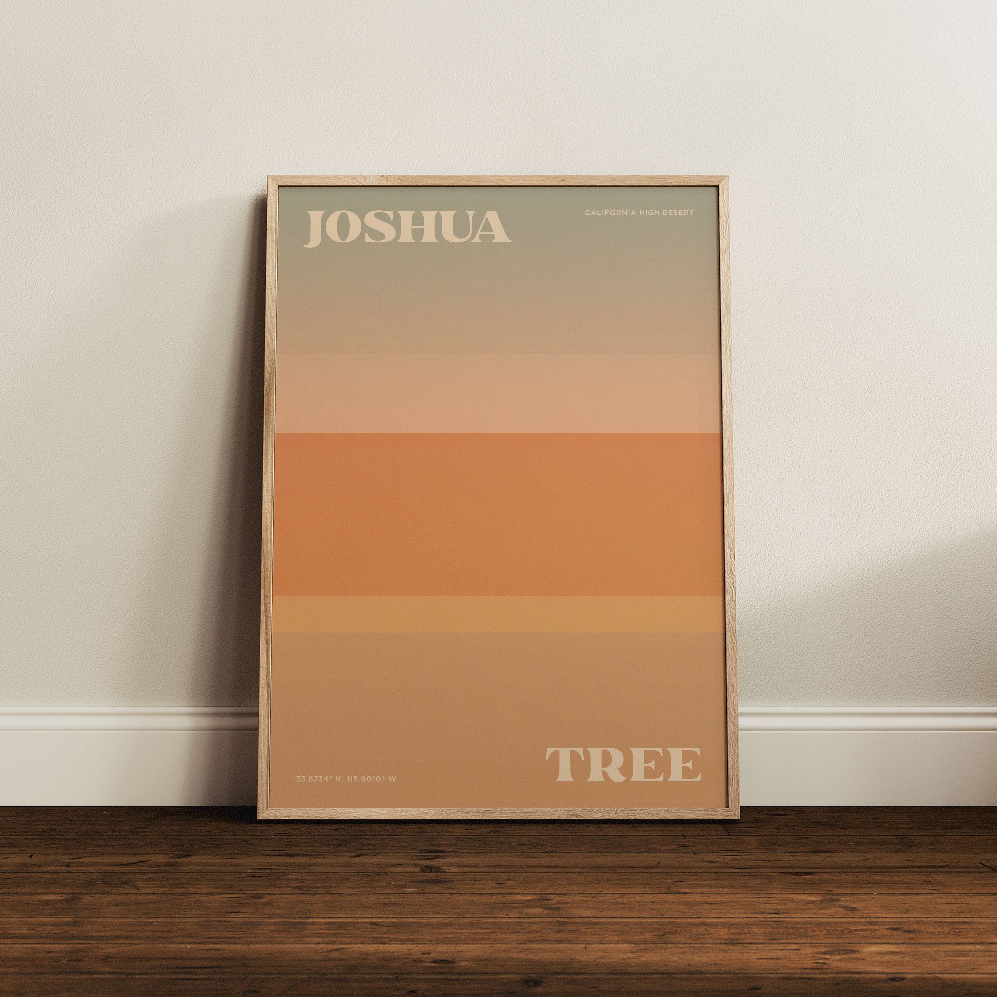 Joshua Tree Minimal Travel Print