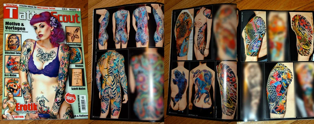 JP Rodrigues featured on German Tattoo Magazine Tattoo Scout with some of his collections
