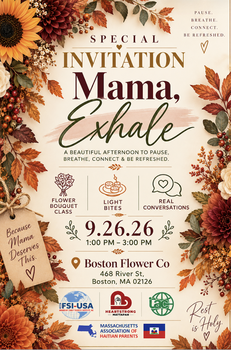 Mama, Exhale : In-Person Wellness Experience