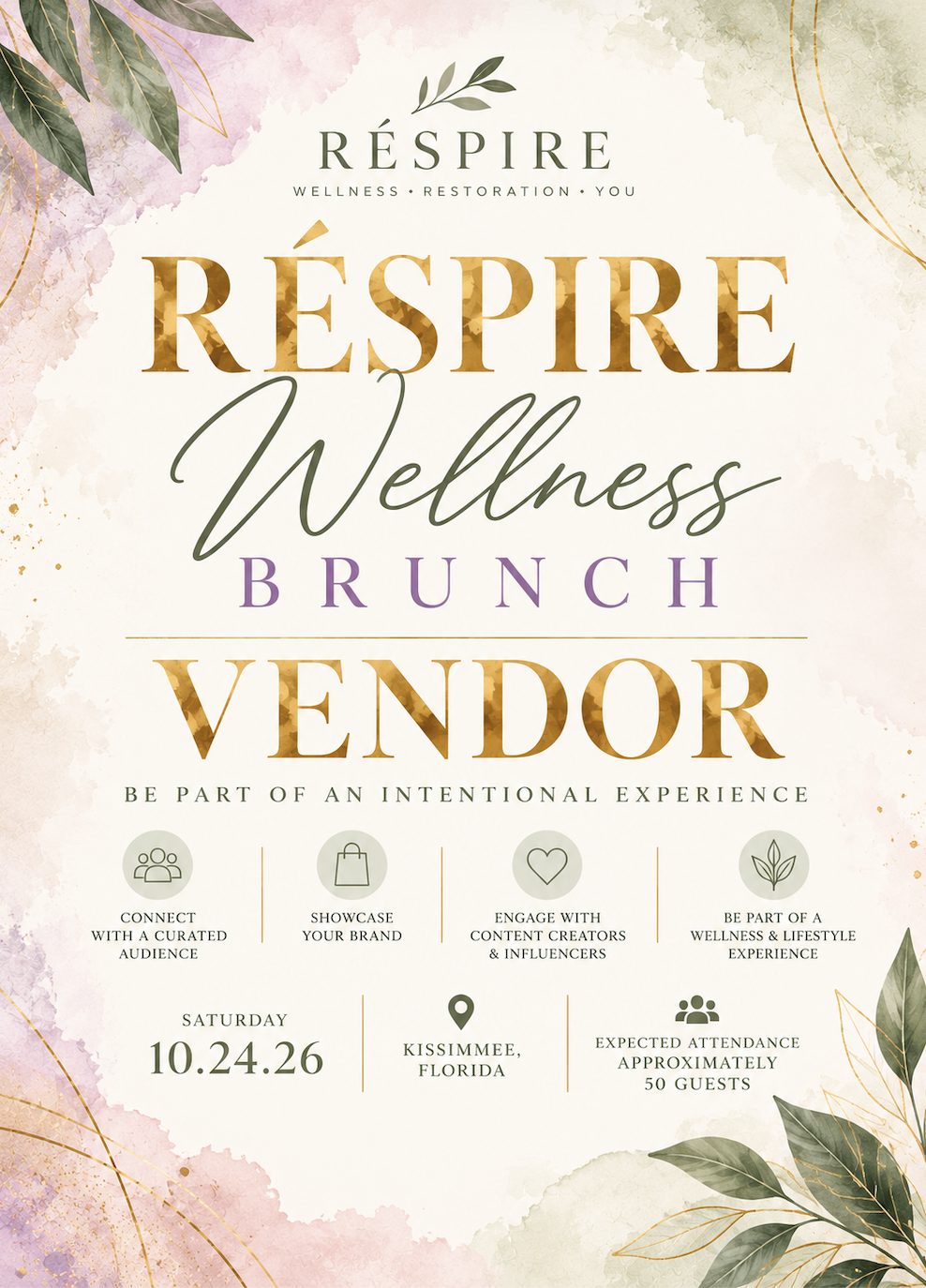 Vendor  Réspire Wellness Brunch Experience