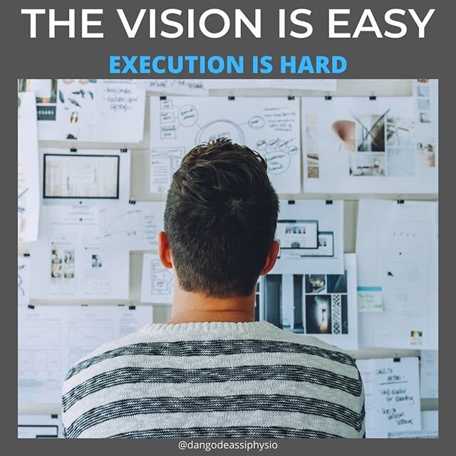 Having a vision of what you want to achieve is easy. Doing what is required to get there is hard 😰
.
This is certainly something I am finding the further I get down this rabbithole of owning a business. Not that it was unexpected, I welcome a challe