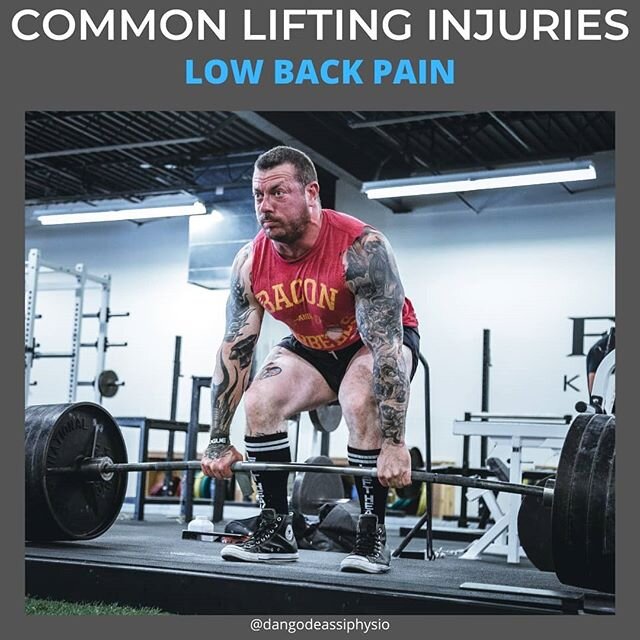 One of the most common injuries I see in lifters is low back pain!
.
It is also one of the most common injuries in the general population. Here are a few tips for everyone from the general population to elite powerlifter:
.
How can we prevent it? 🙅&