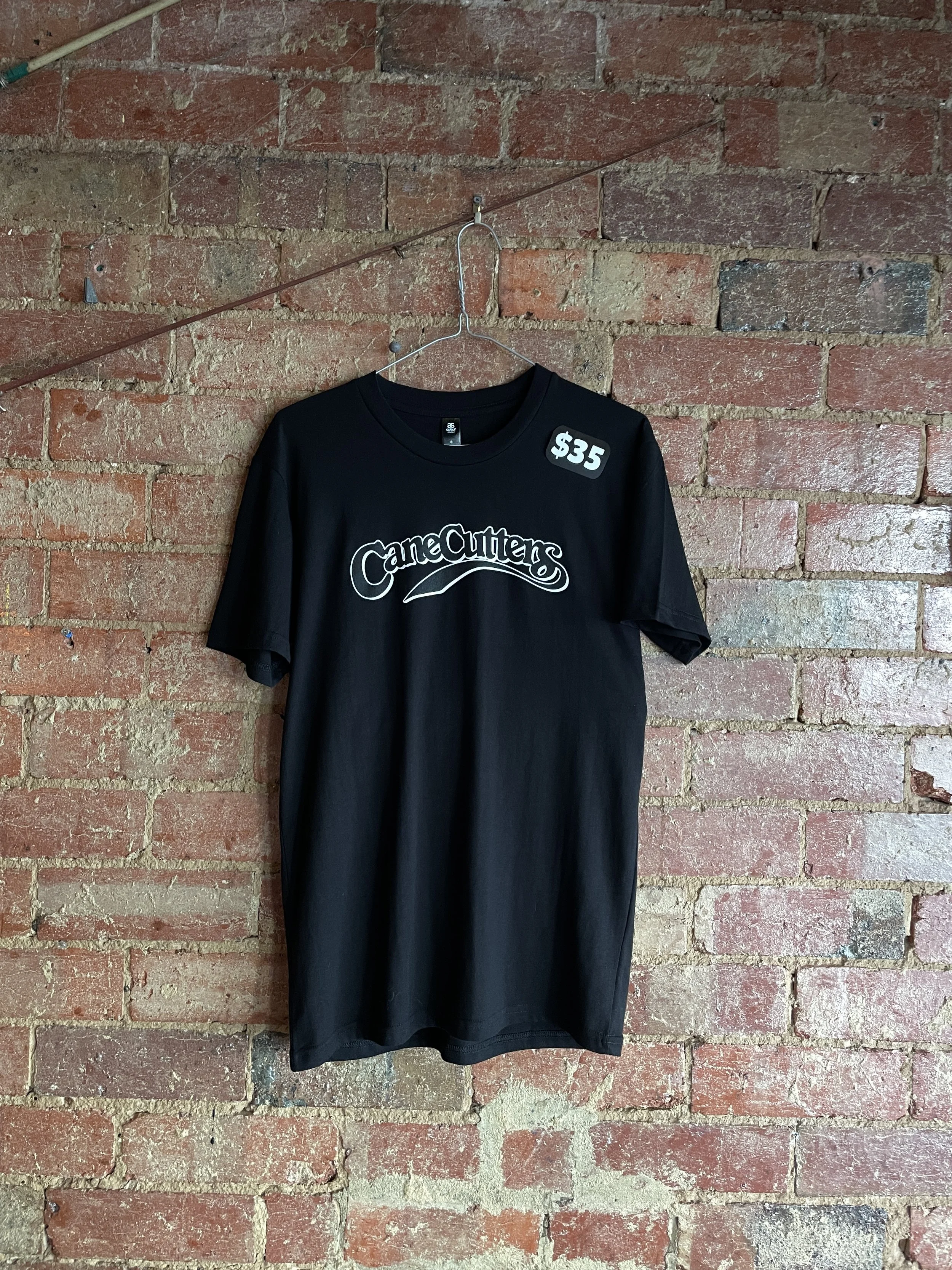 Canecutters Classic Black T-Shirt