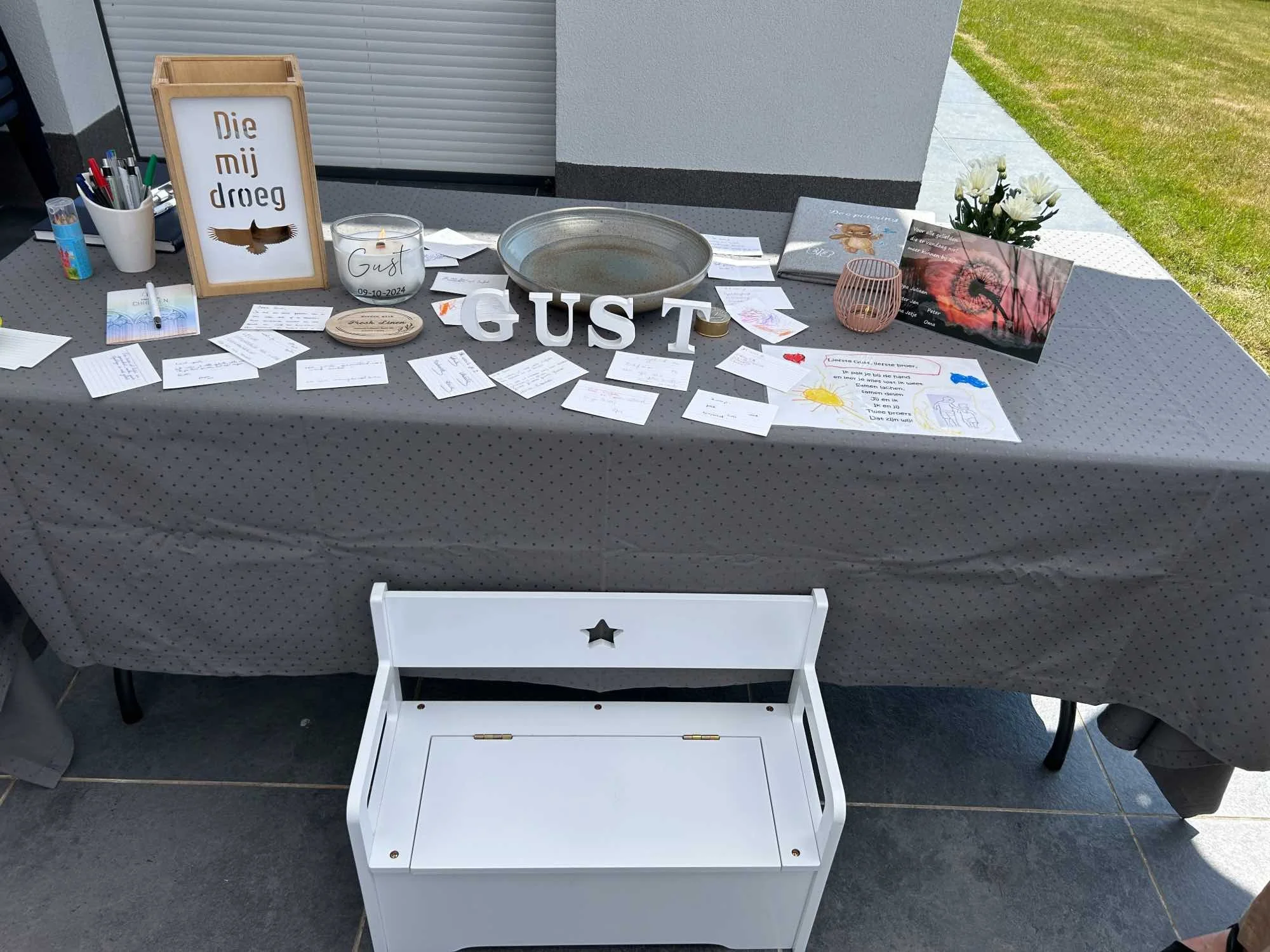 Een onvergetelijke doop voor Gust in sint-Pieters-Leeuw