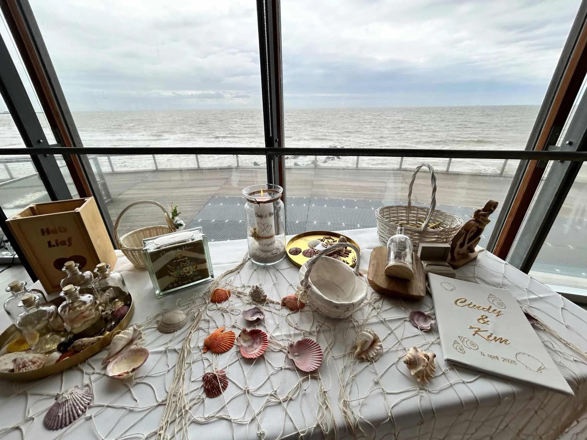 Huwelijk Kim en Cindy - Pier Blankenberge