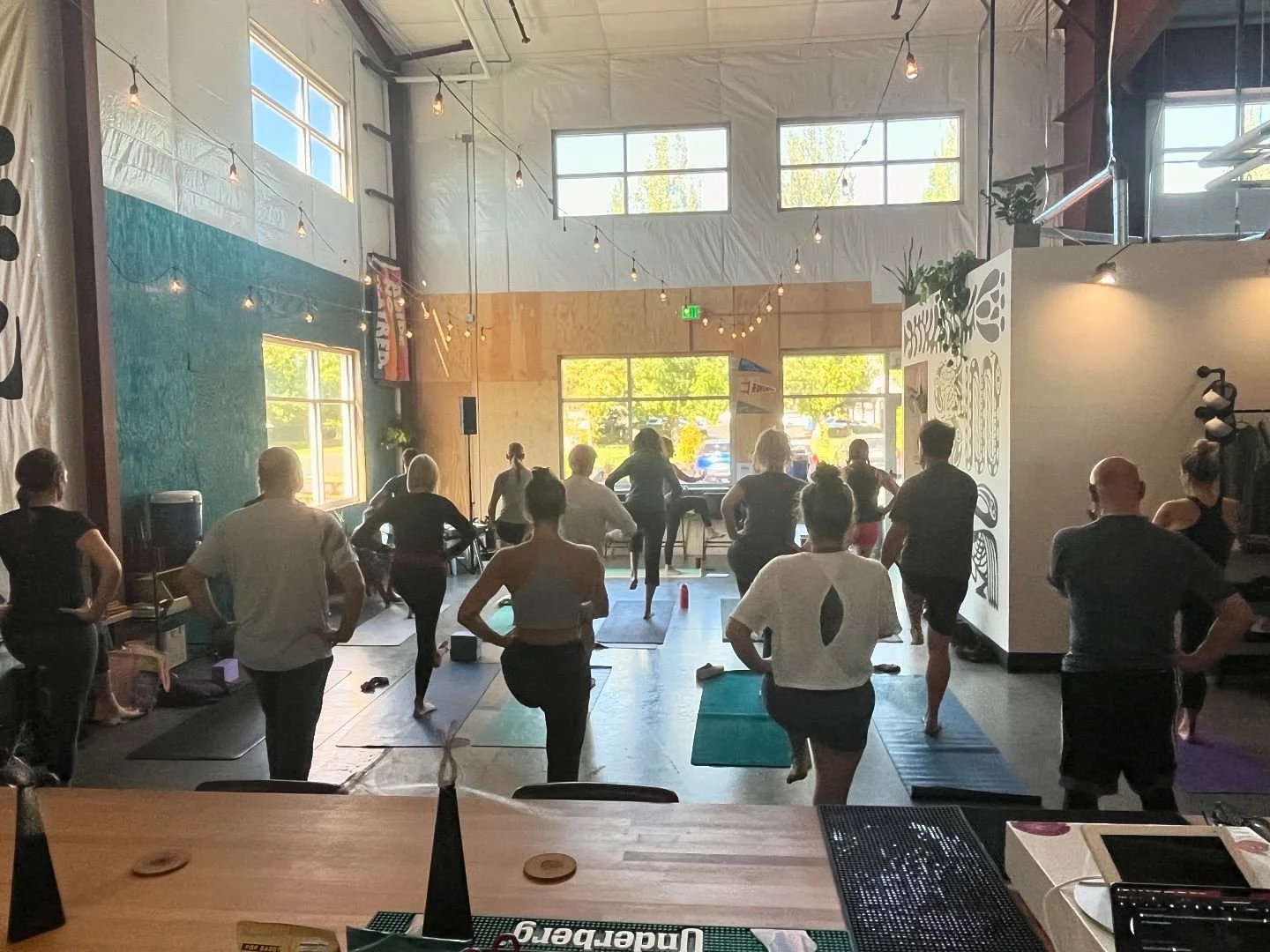 Yoga + Beer at Recluse Brew Works
