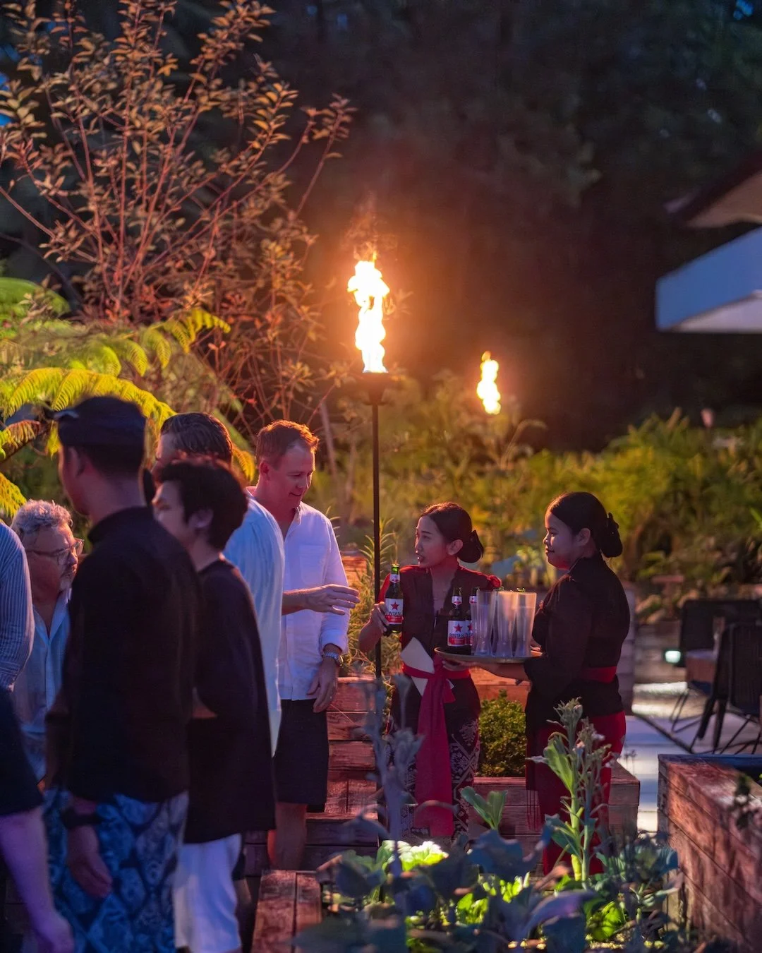 Planning a night out in Ubud?

Bring your favorite people and settle into the garden surroundings of Embers, where fresh flavors, seasonal ingredients, and good drinks set the tone for an unforgettable evening. With greenery all around and good vibes