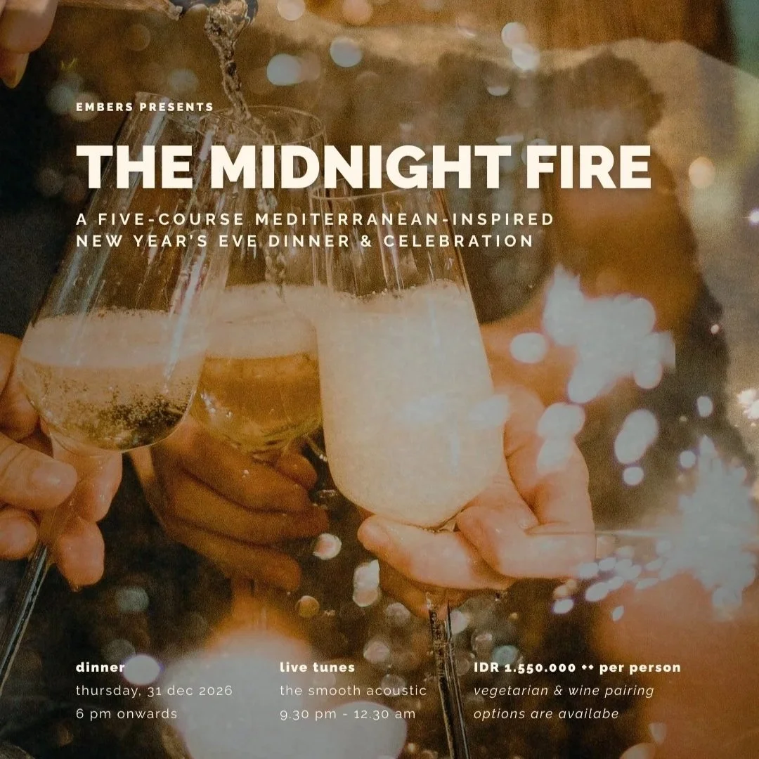 THE MIDNIGHT FIRE: New Year’s Eve Dinner &amp; Celebration at Embers Ubud