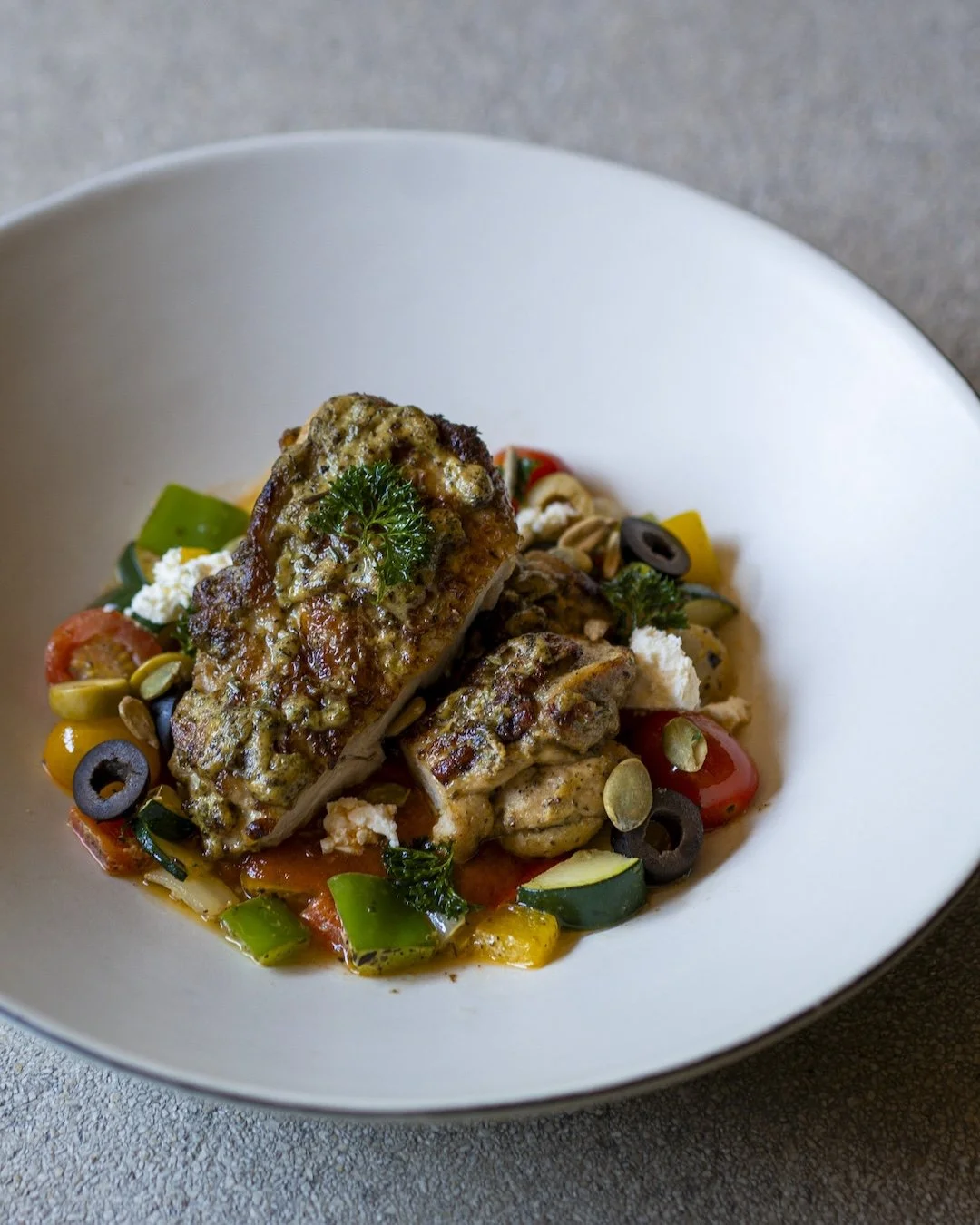 delicious grilled chicken in ubud