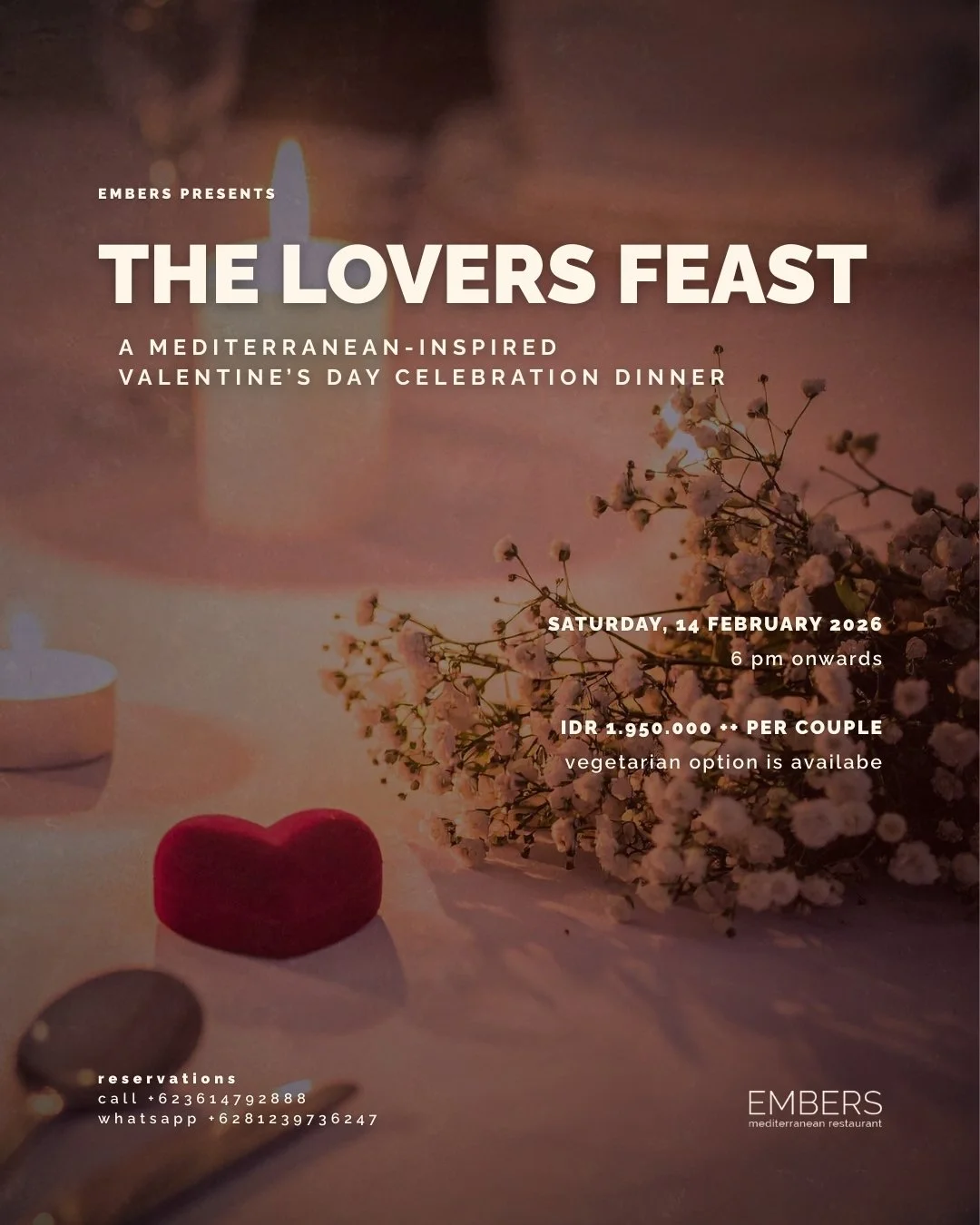 valentines dinner in ubud