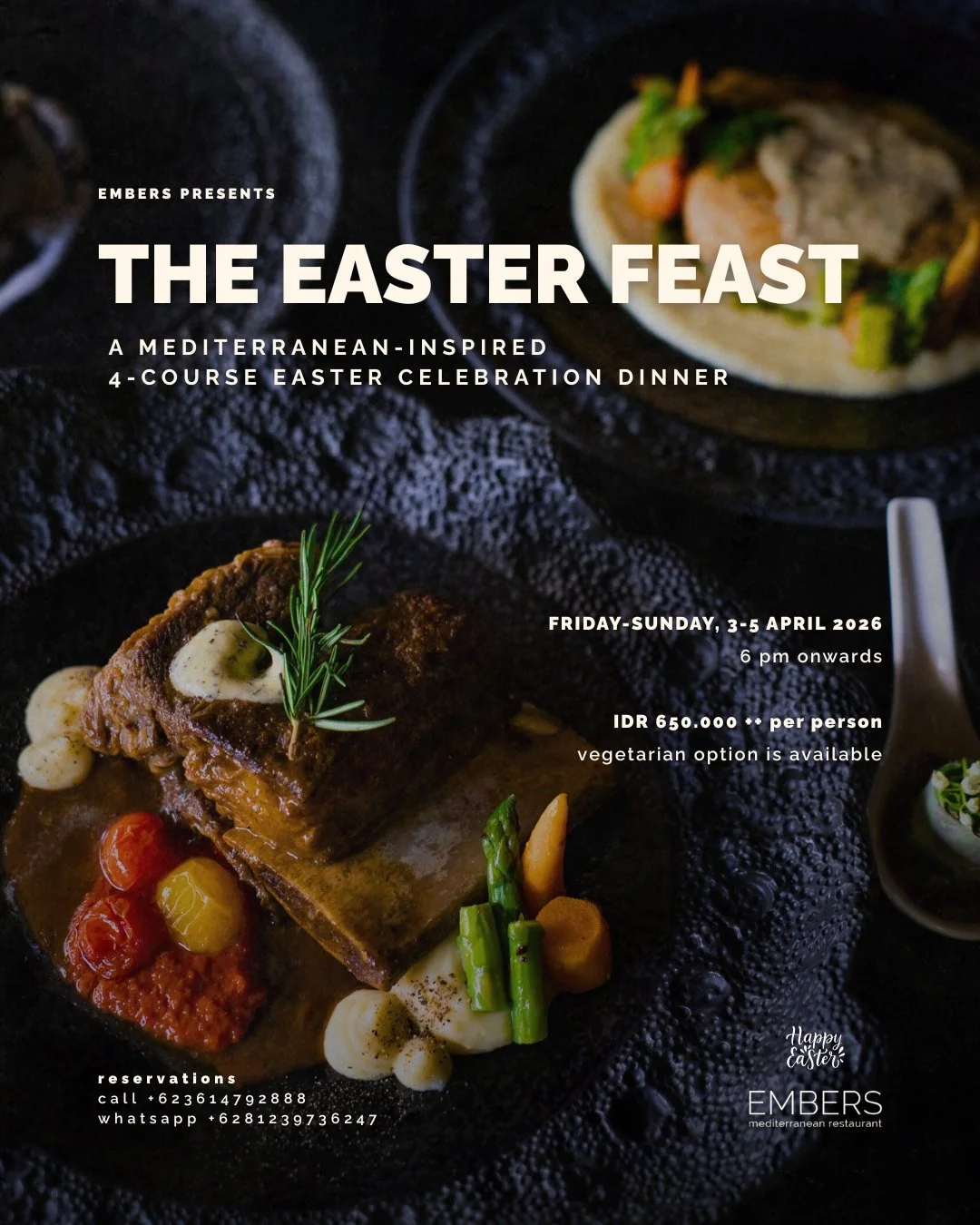 THE EASTER FEAST AT EMBERS