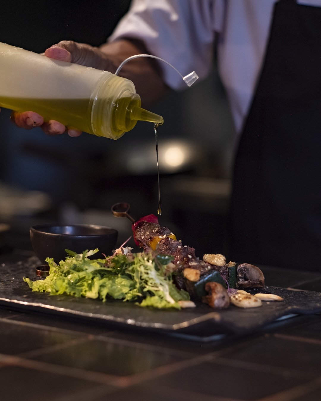 wagyu beef skewers by embers ubud