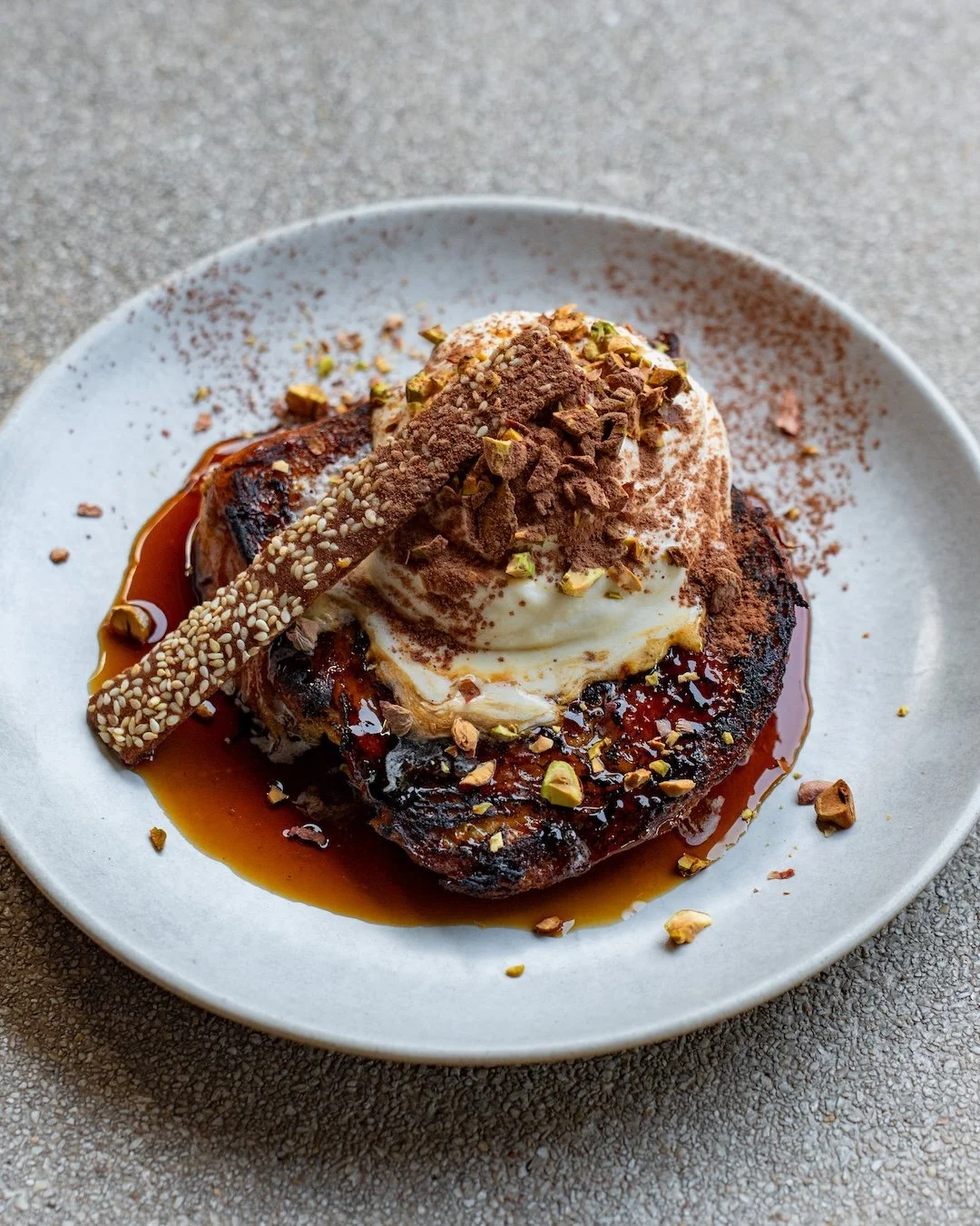 BRIOCHE TIRAMISU by embers restaurant in ubud