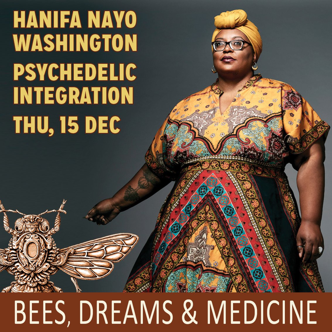 Hanifa Nayo Washington presents "Sacred Healing & Psychedelic Integration"