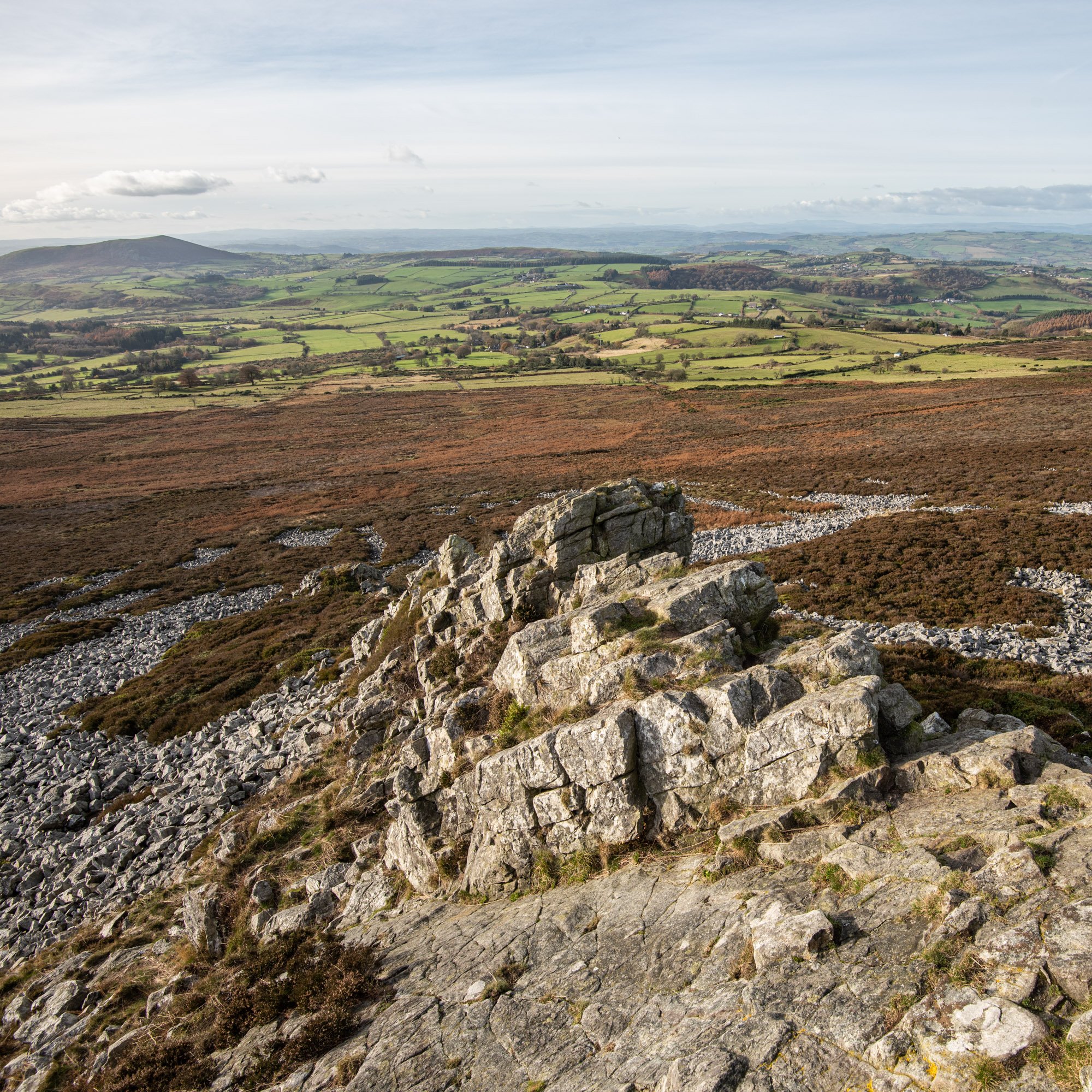 Looking north eastwards from the highest point of Stiperstones.jpg