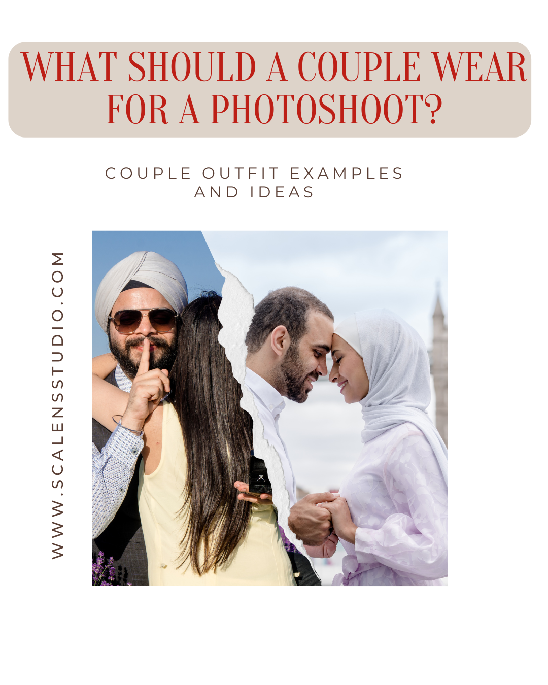 What should a couple wear for a photoshoot in London? 
