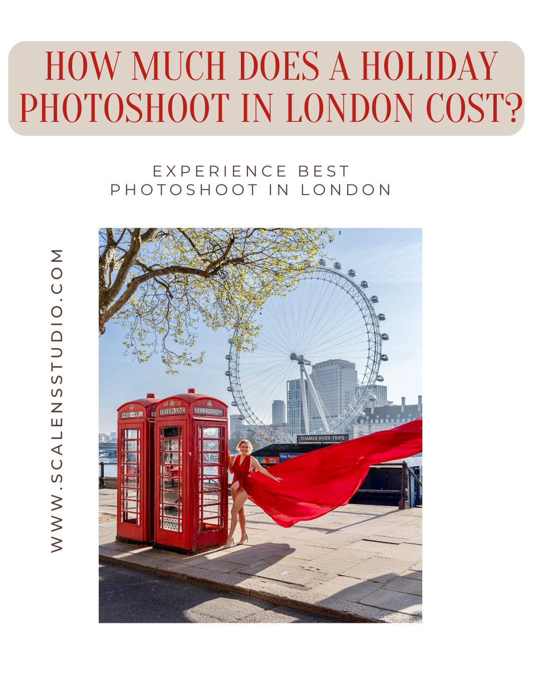 How much does a holiday photoshoot in London cost?