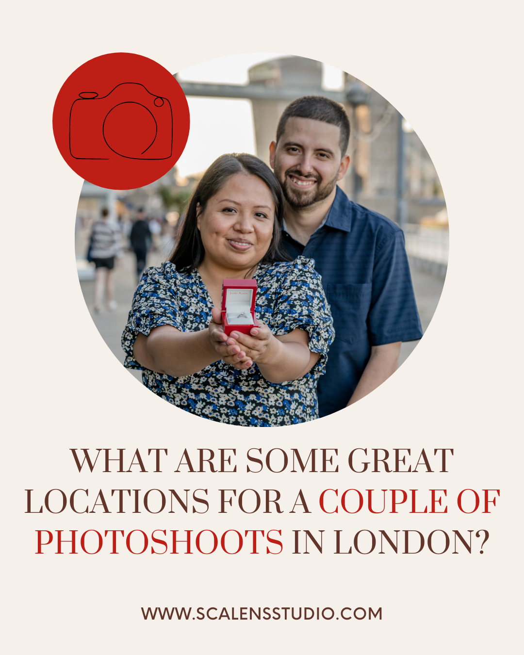 What are some great locations for a couple photoshoot in London?