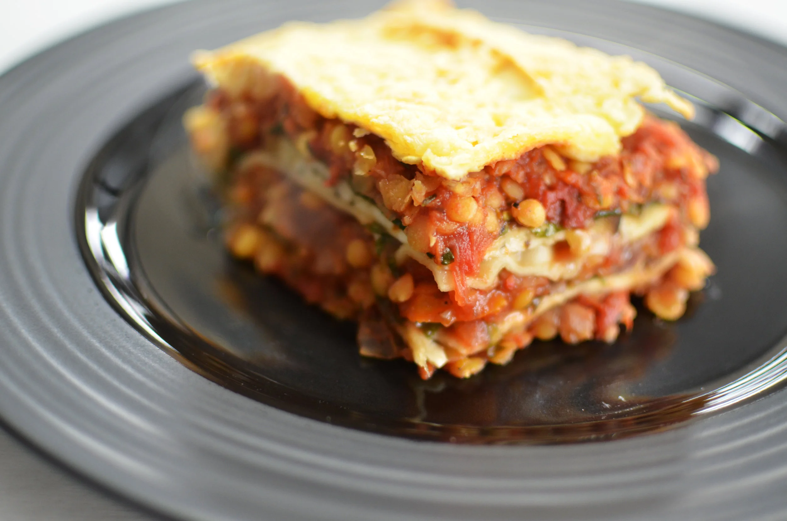 LASAGNA VEGANA | Lentejas y berenjena