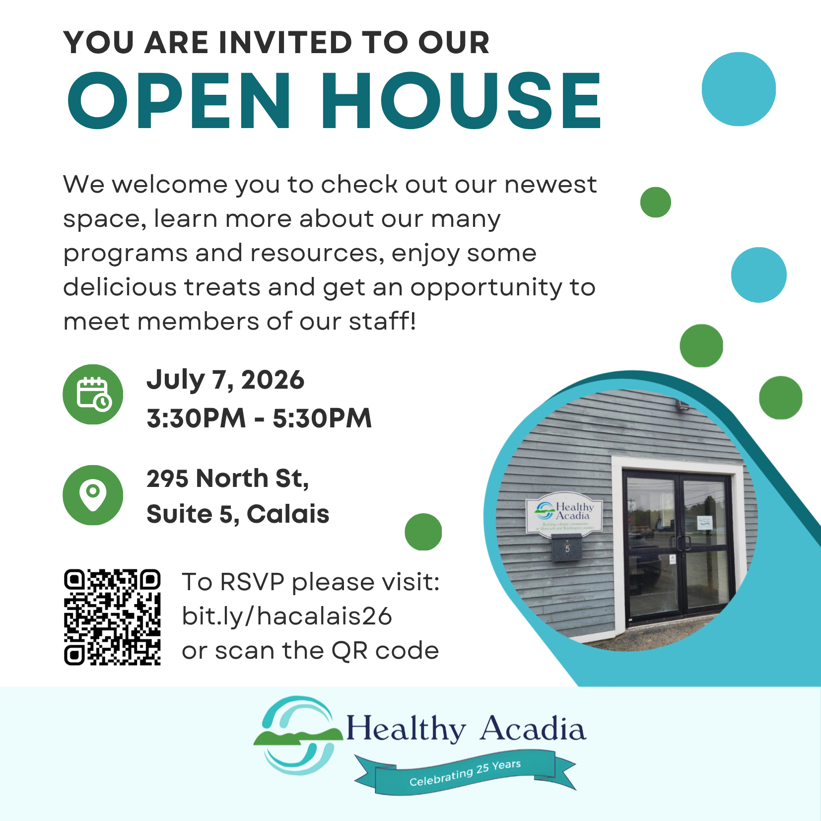 Healthy Acadia to Host Open House at New Calais Location